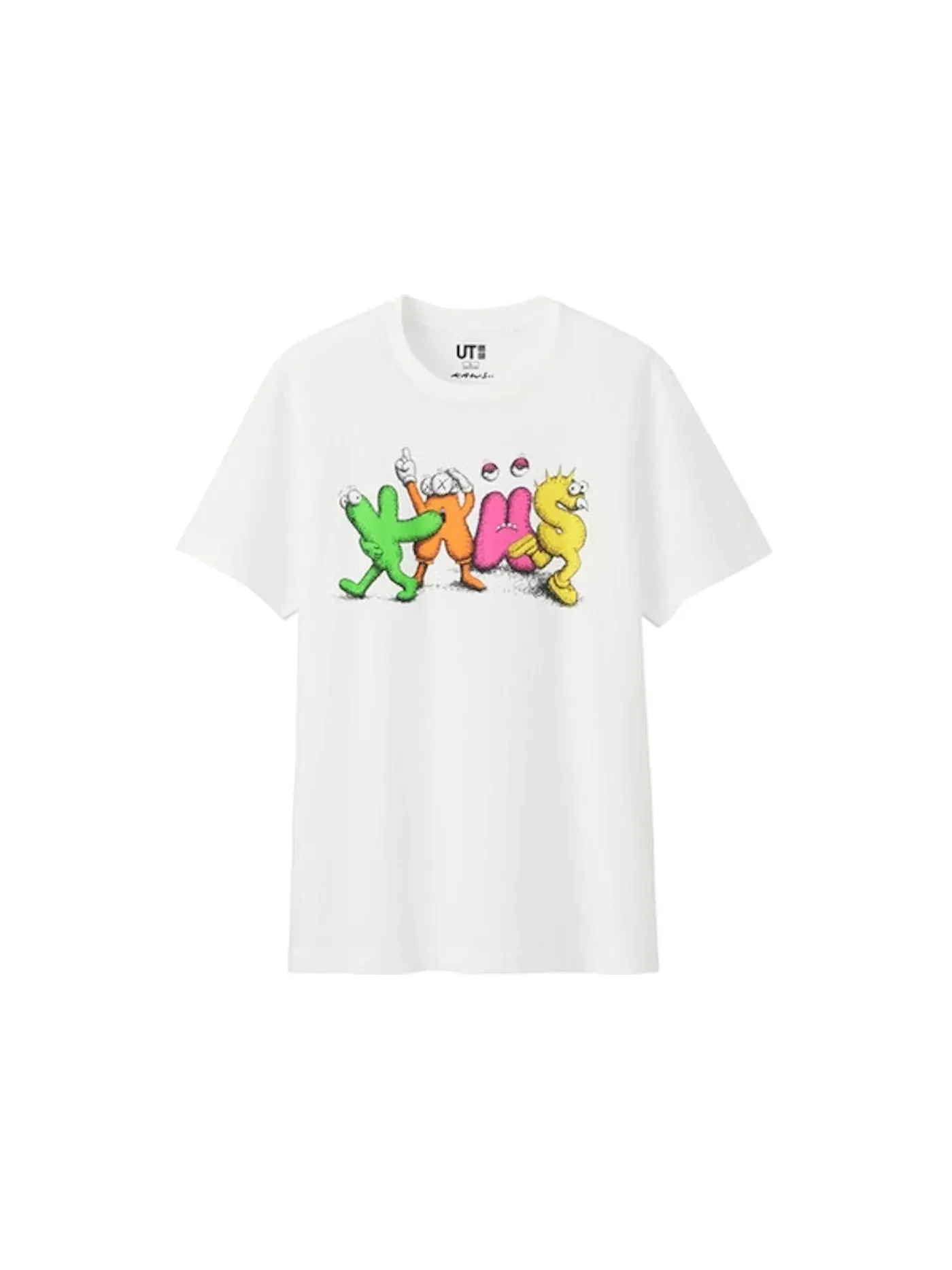 Детская футболка с принтом KAWS Tee (Asia Sizing) — изображение 1 из 1, белый