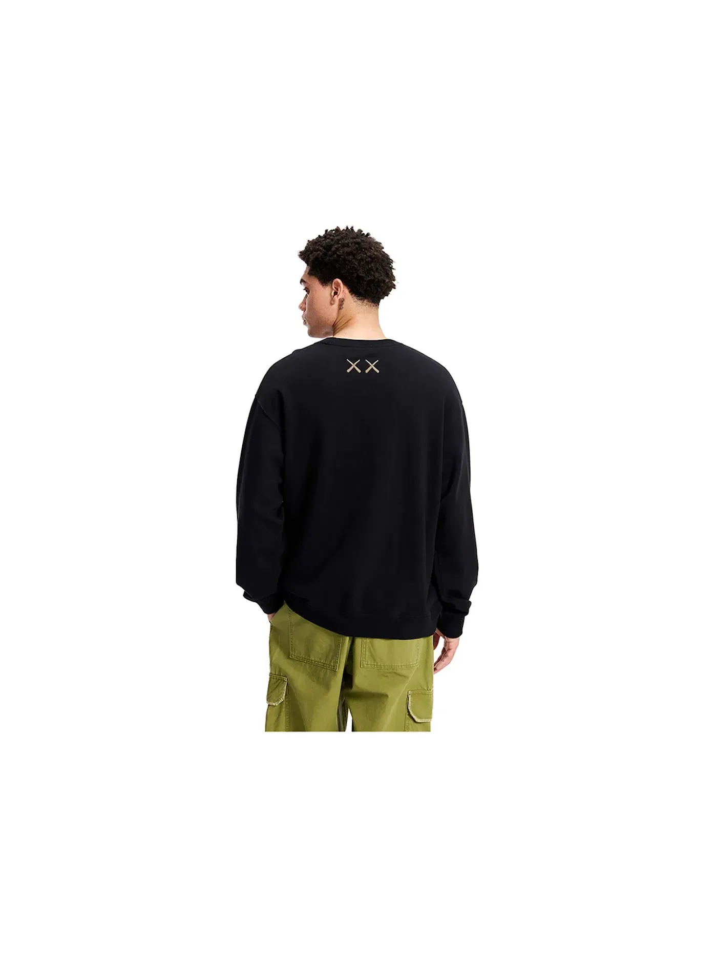 Детское лонгслив с принтом Sweatshirt (US Sizing) KAWS — изображение 3 из 3, черный