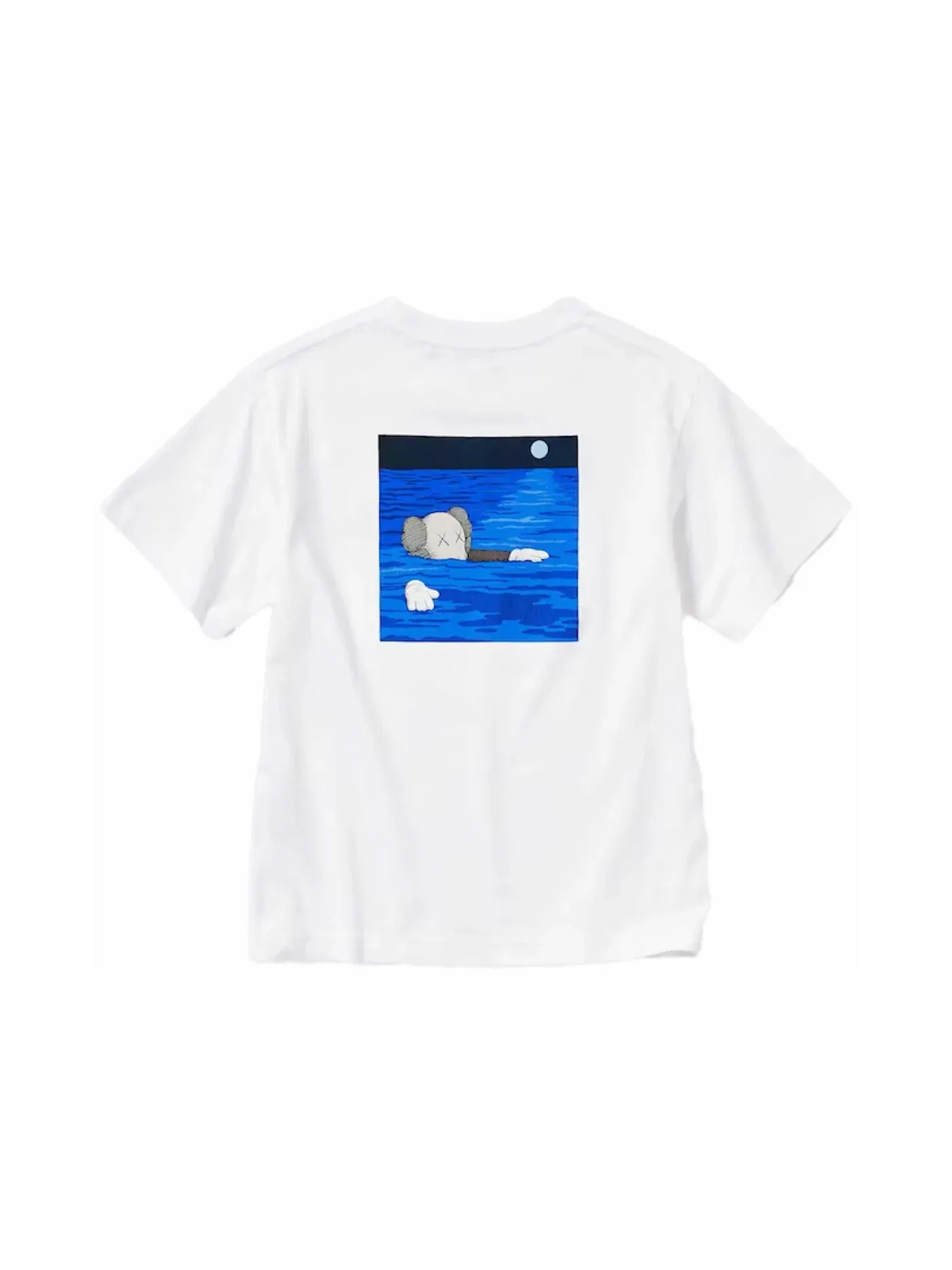 Детская футболка с принтом KAWS x Uniqlo Kids UT Short Sleeve Artbook Cover — изображение 1 из 2, белый