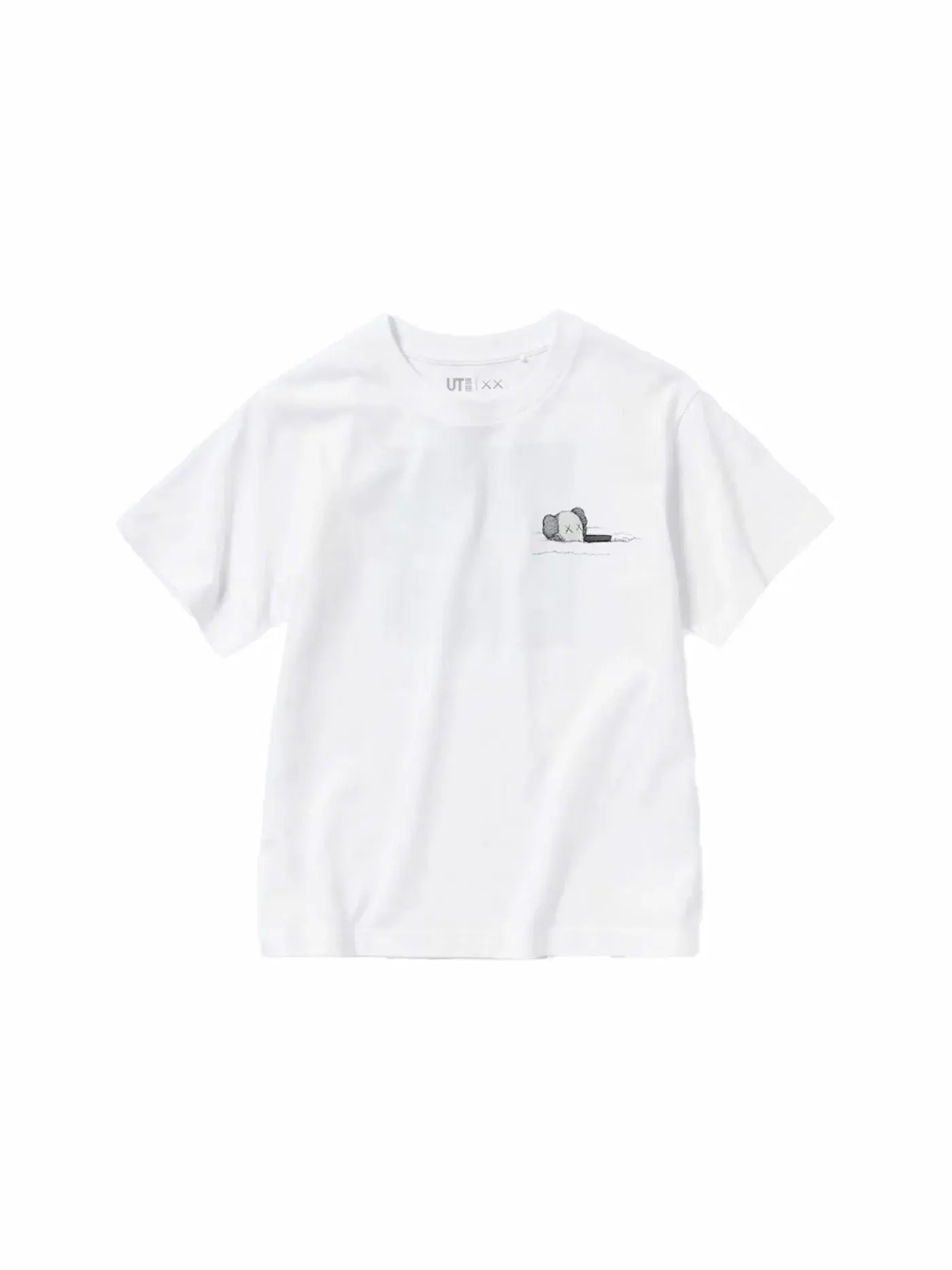 Детская футболка с принтом KAWS x Uniqlo Kids UT Short Sleeve Artbook Cover — изображение 2 из 2, белый