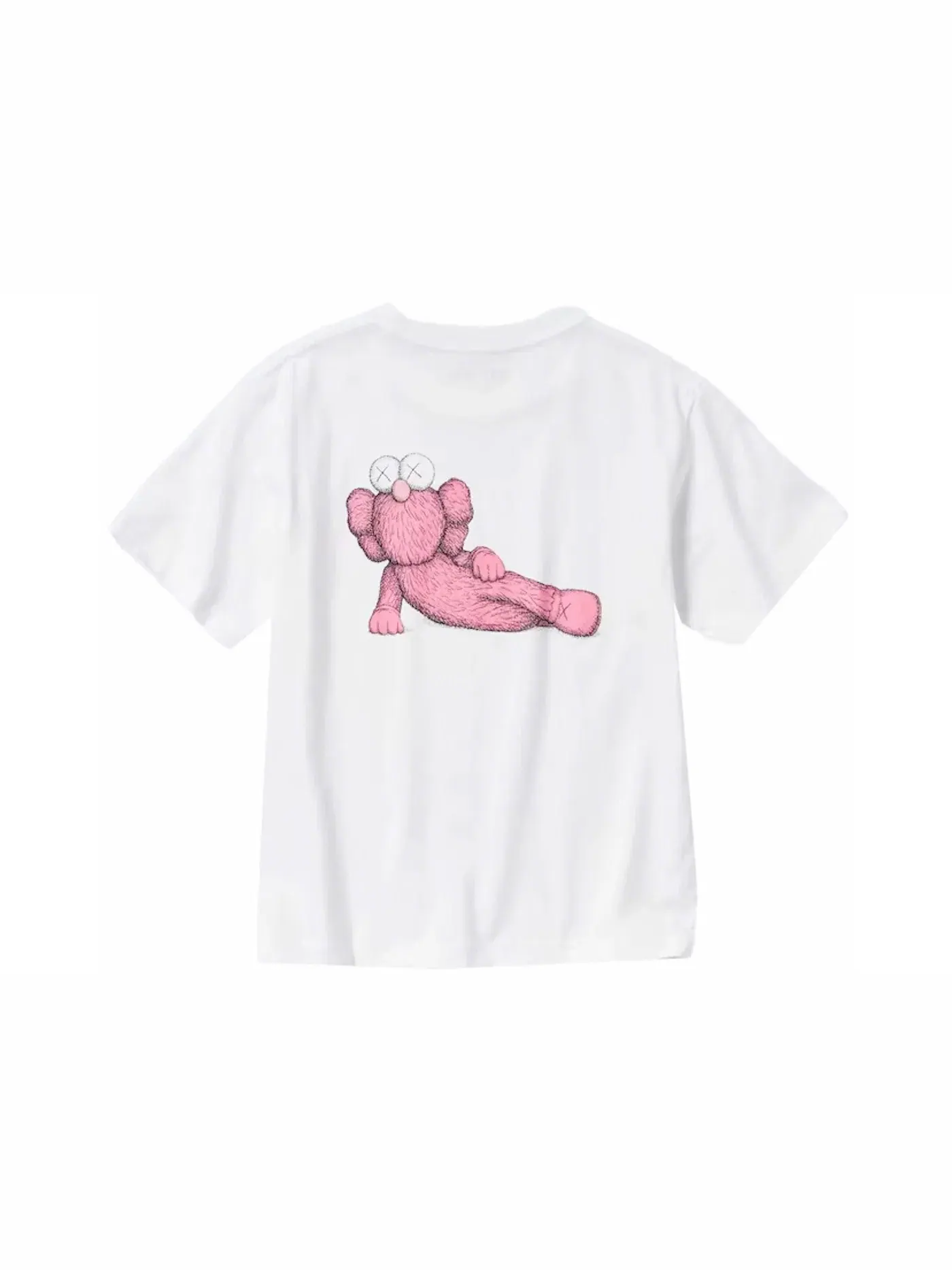 Детская футболка с принтом KAWS x Uniqlo Kids UT Short Sleeve Graphic T-shirt — изображение 1 из 2, белый