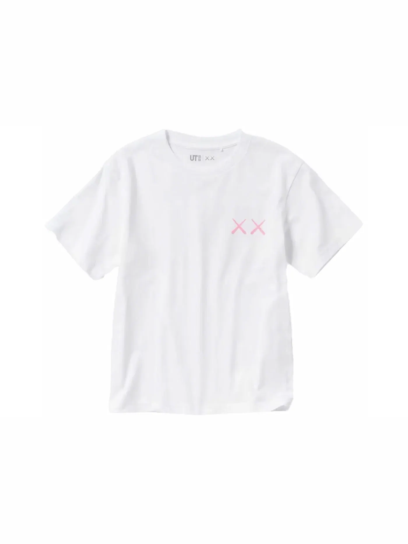 Детская футболка с принтом KAWS x Uniqlo Kids UT Short Sleeve Graphic T-shirt — изображение 2 из 2, белый