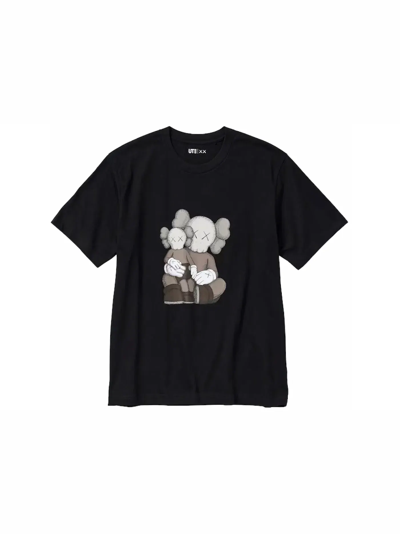 Детская футболка с принтом KAWS x Uniqlo UT — изображение 1 из 3, черный