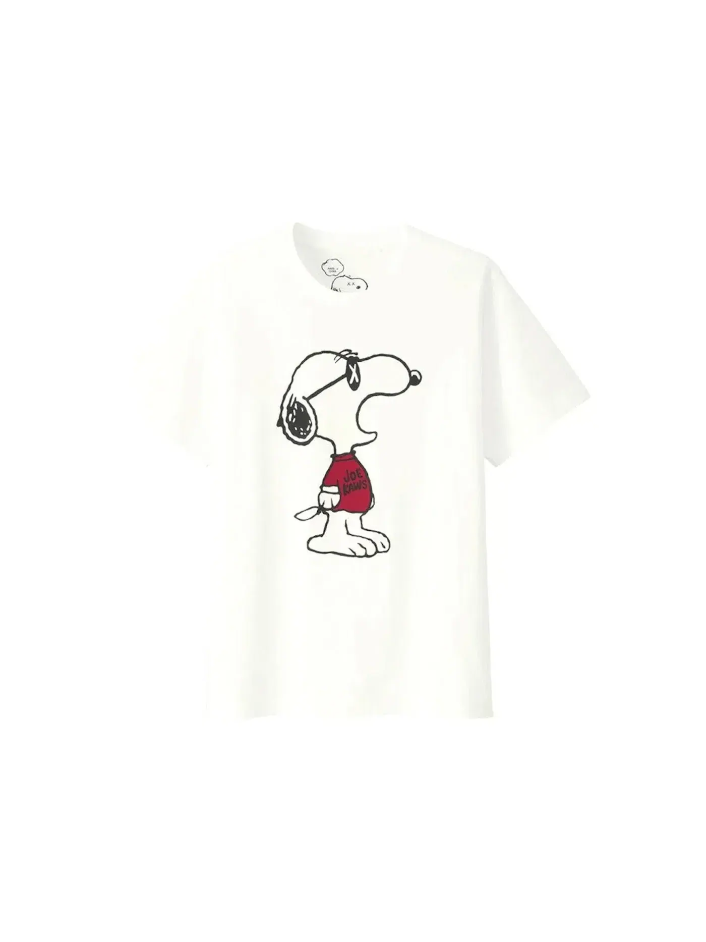 Унисекс футболка с принтом KAWS x Uniqlo x Peanuts Joe KAWS Yawn Tee — изображение 1 из 1, белый