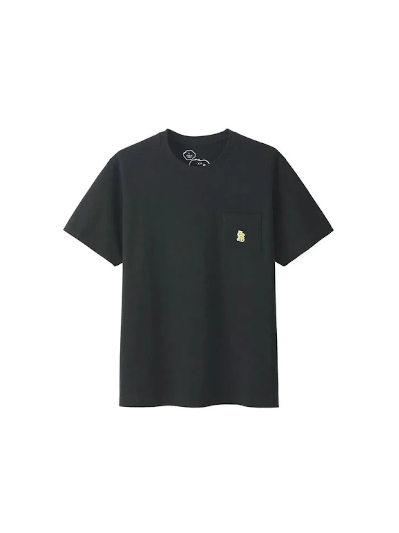 Детская футболка с принтом Woodstock Pocket Tee KAWS — изображение 1 из 1, черный