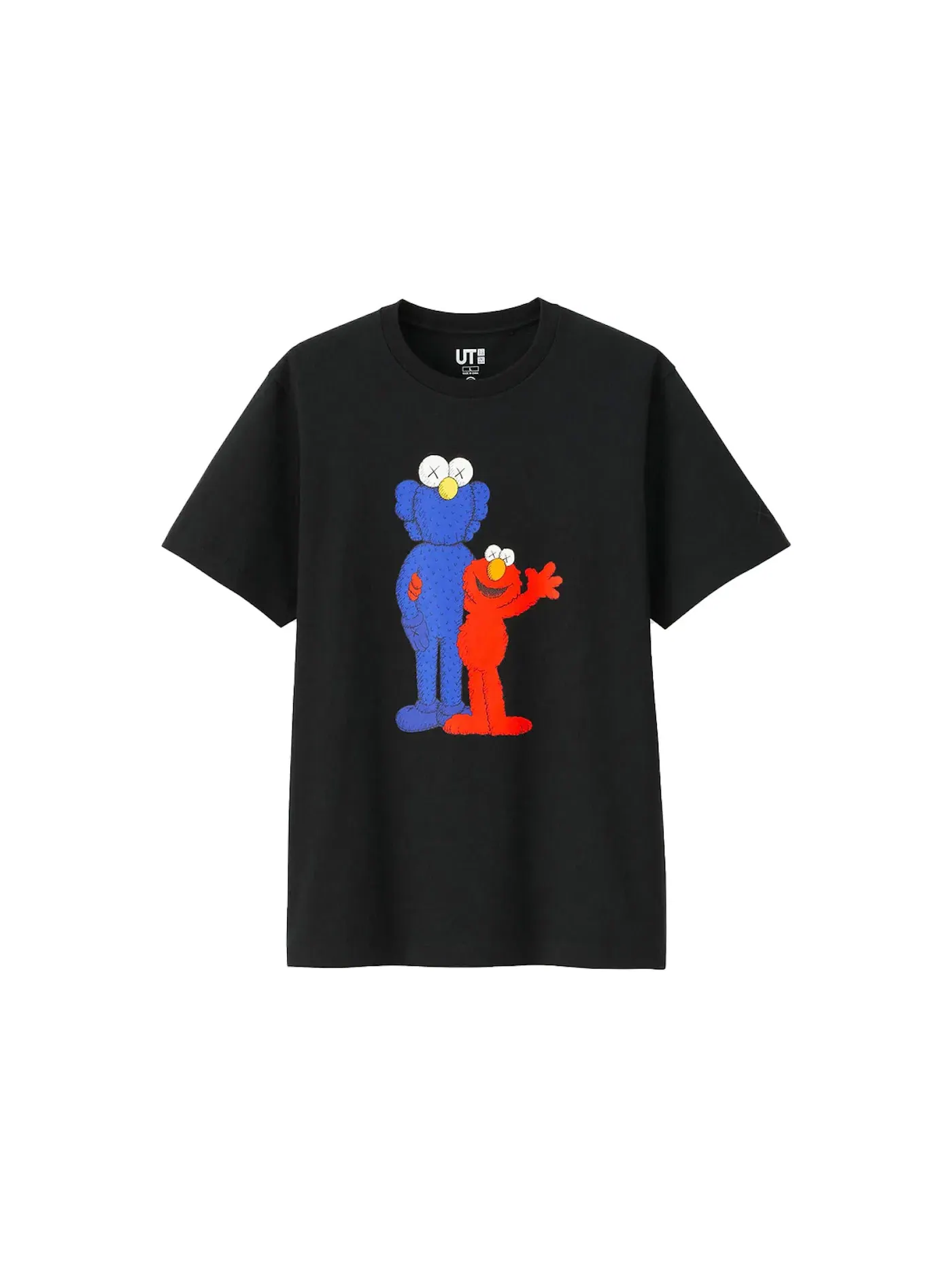Детская футболка с принтом BFF Elmo Tee KAWS — изображение 1 из 1, черный