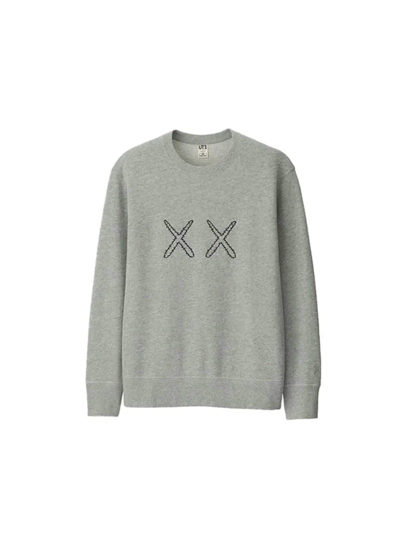 Детский свитшот с принтом KAWS x Uniqlo x Sesame Street XX Sweatshirt (Japanese Sizing) — изображение 1 из 2, серый