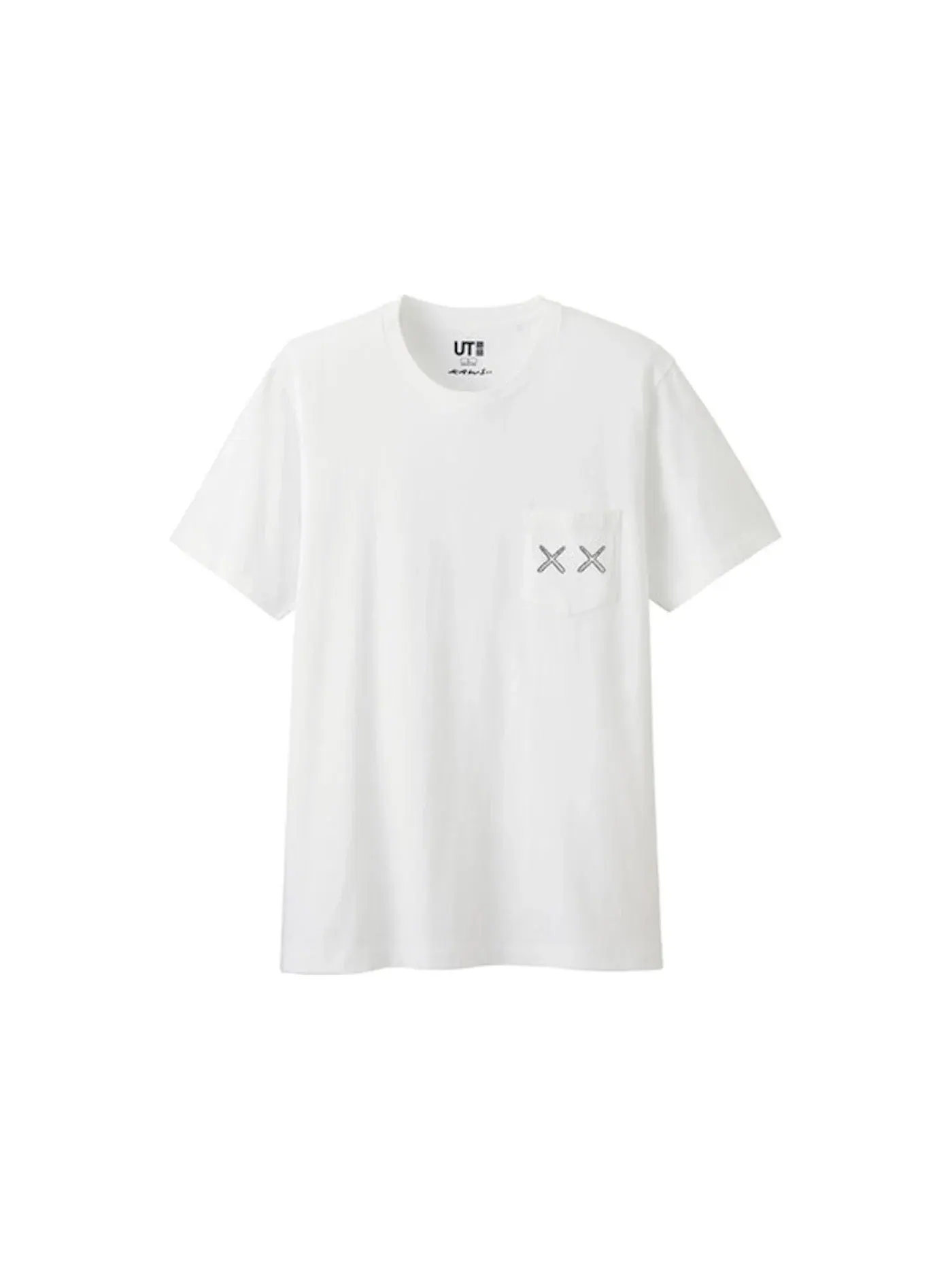 Унисекс футболка с принтом KAWS XX Pocket Tee (Asia Sizing) — изображение 1 из 1, белый