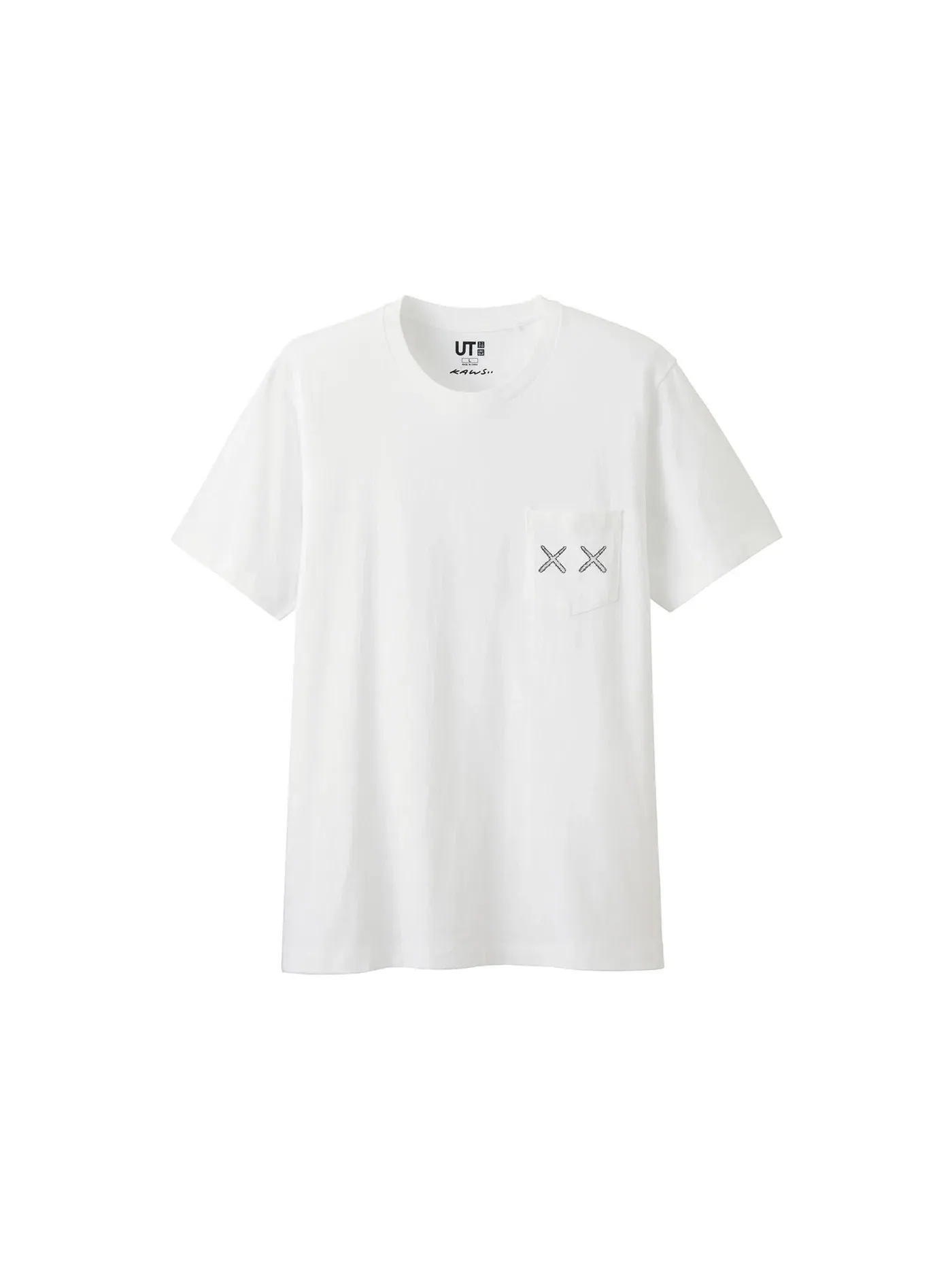 Детская футболка с принтом XX Pocket Tee KAWS — изображение 1 из 1, белый