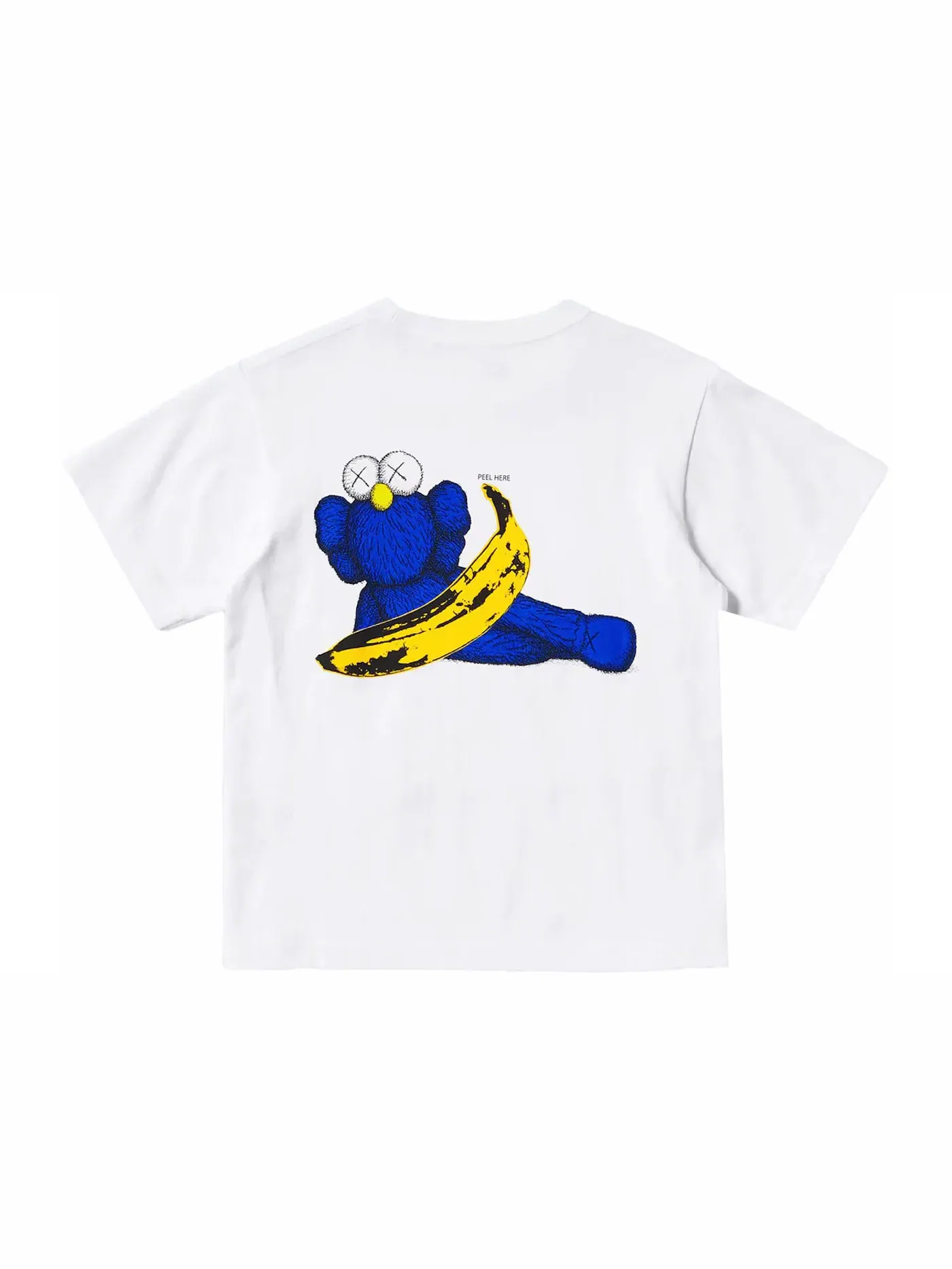 Детская футболка с принтом KAWS x Uniqlo Warhol Kids' UT Graphic — изображение 1 из 2, белый
