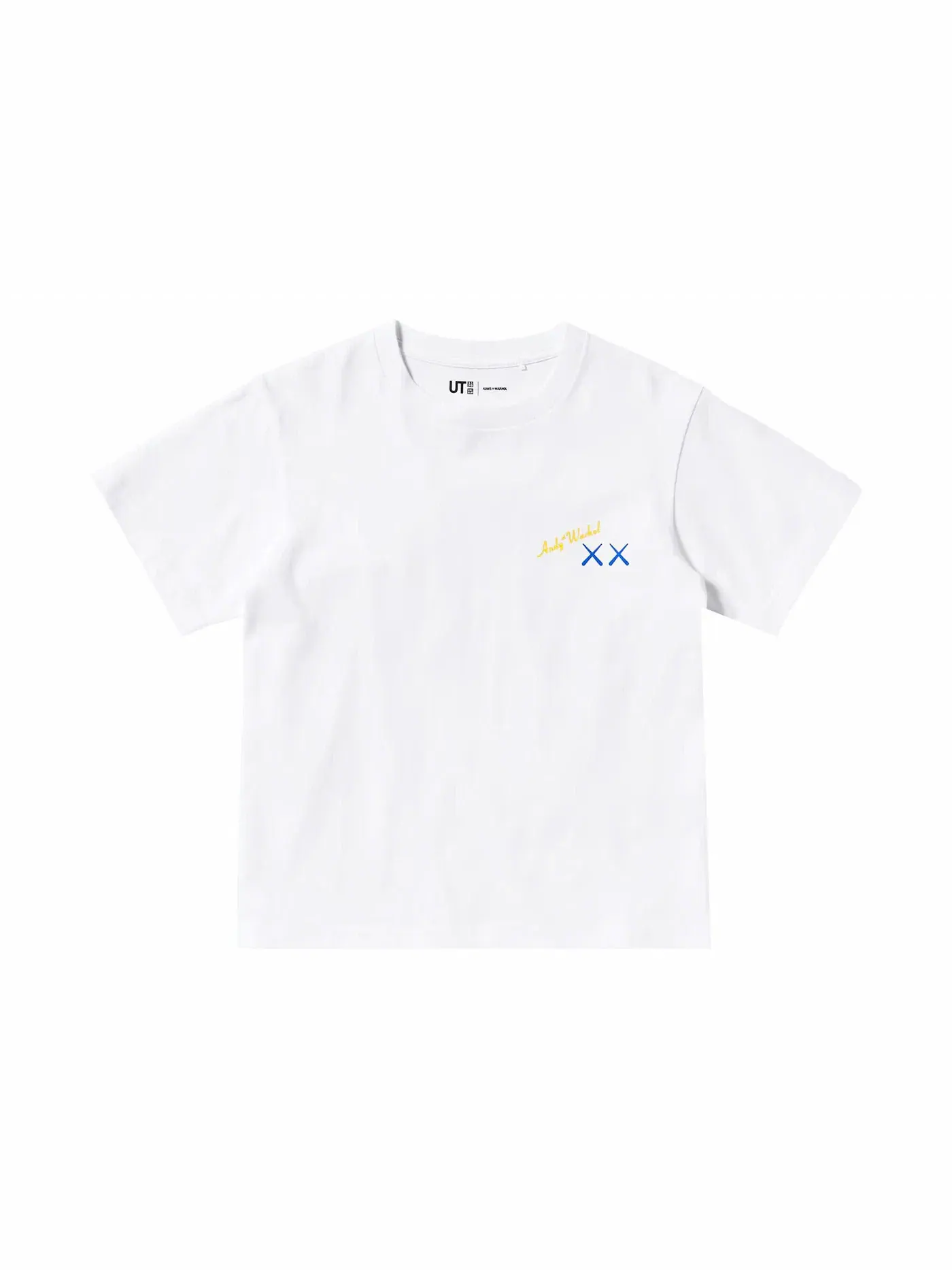 Детская футболка с принтом KAWS x Uniqlo Warhol Kids' UT Graphic — изображение 2 из 2, белый