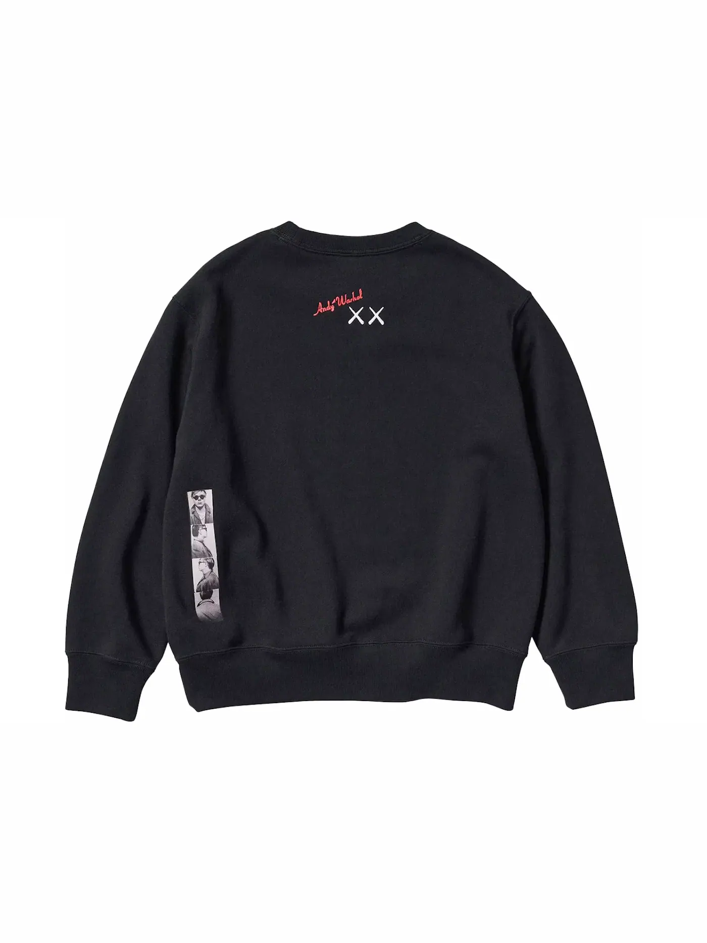 Детский свитшот с принтом KAWS x Uniqlo Warhol Kids' Graphic 476408 Sweatshirt KAWS — изображение 2 из 3, черный