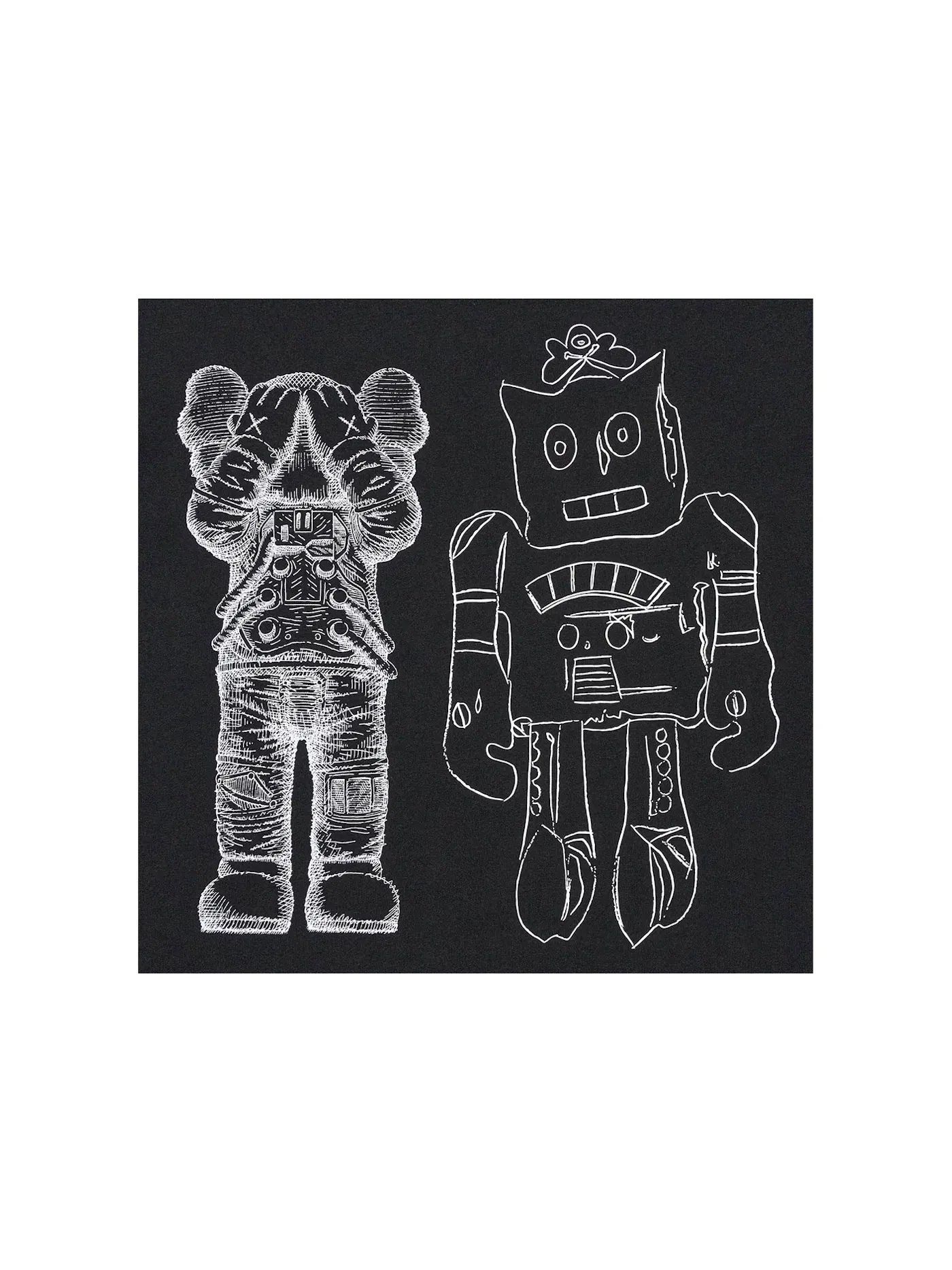 Детская футболка с принтом KAWS x Warhol UT Graphic 476351 — изображение 3 из 3, черный