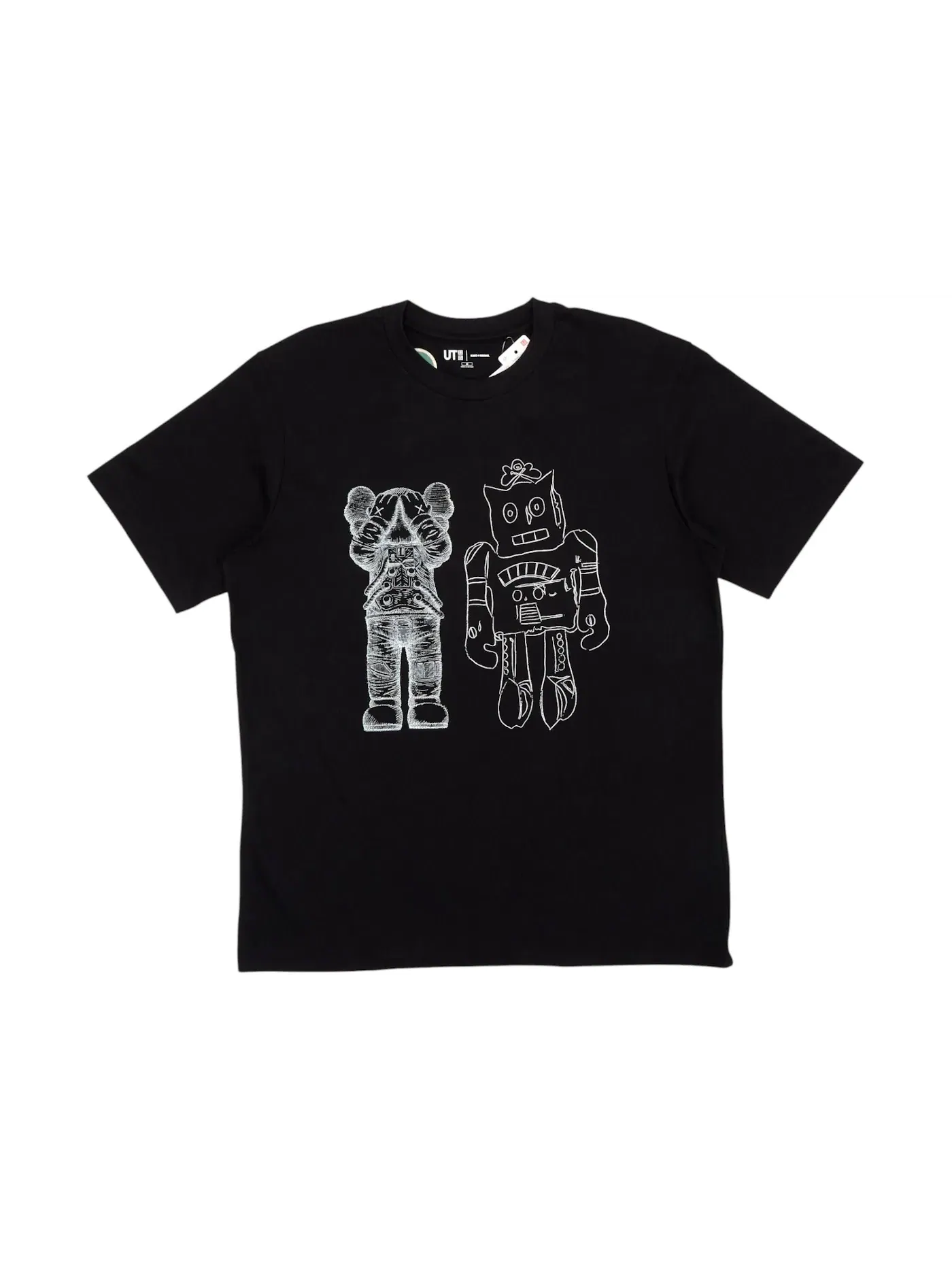 Детская футболка с принтом KAWS x Uniqlo Warhol UT Graphic 476351 T-shirt — изображение 1 из 6, черный