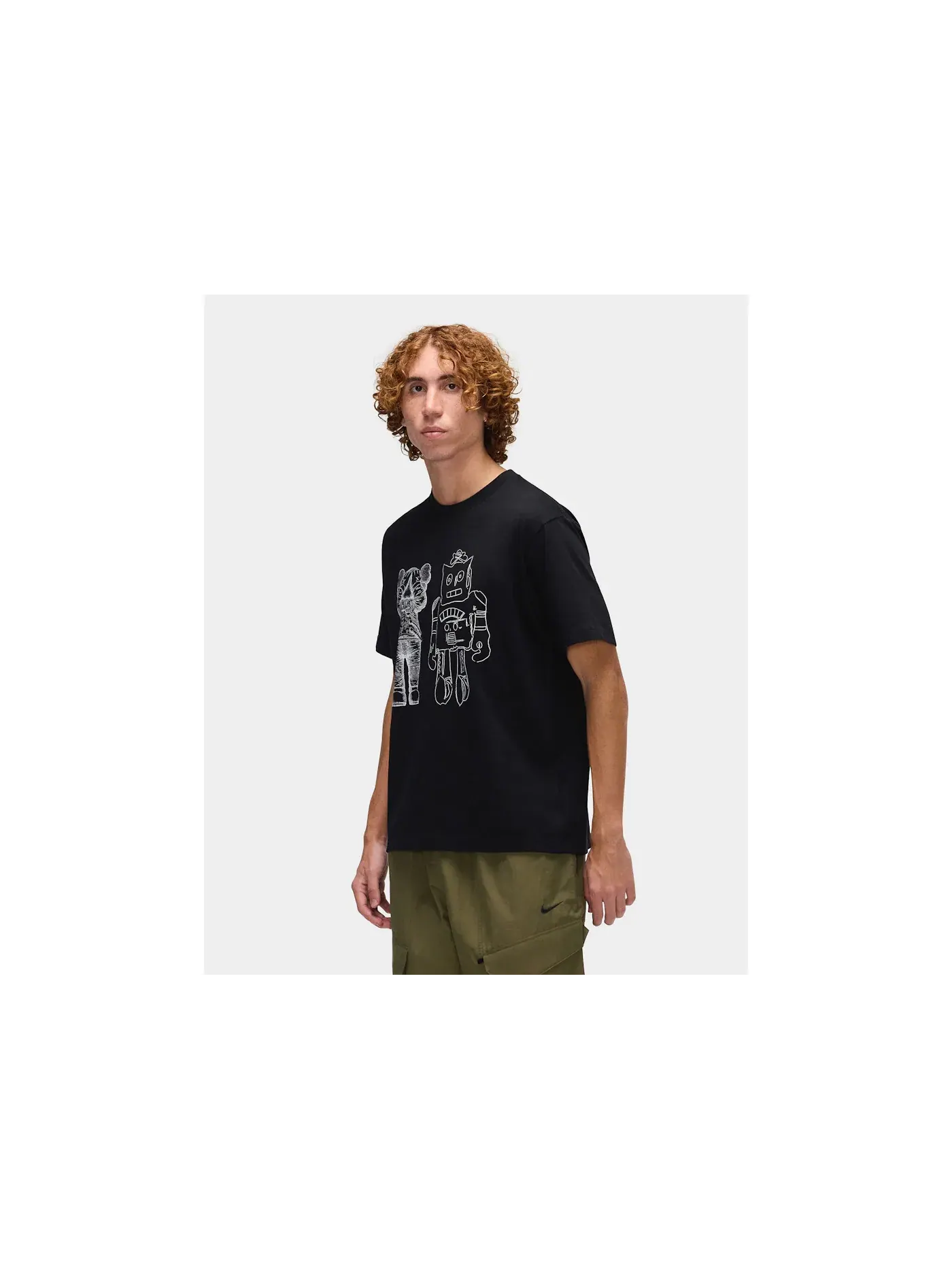 Детская футболка с принтом KAWS x Uniqlo Warhol UT Graphic 476351 T-shirt — изображение 4 из 6, черный