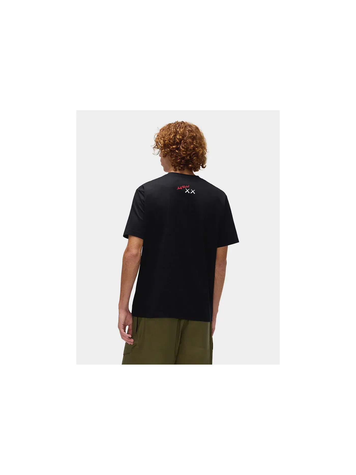 Детская футболка с принтом KAWS x Uniqlo Warhol UT Graphic 476351 T-shirt — изображение 5 из 6, черный