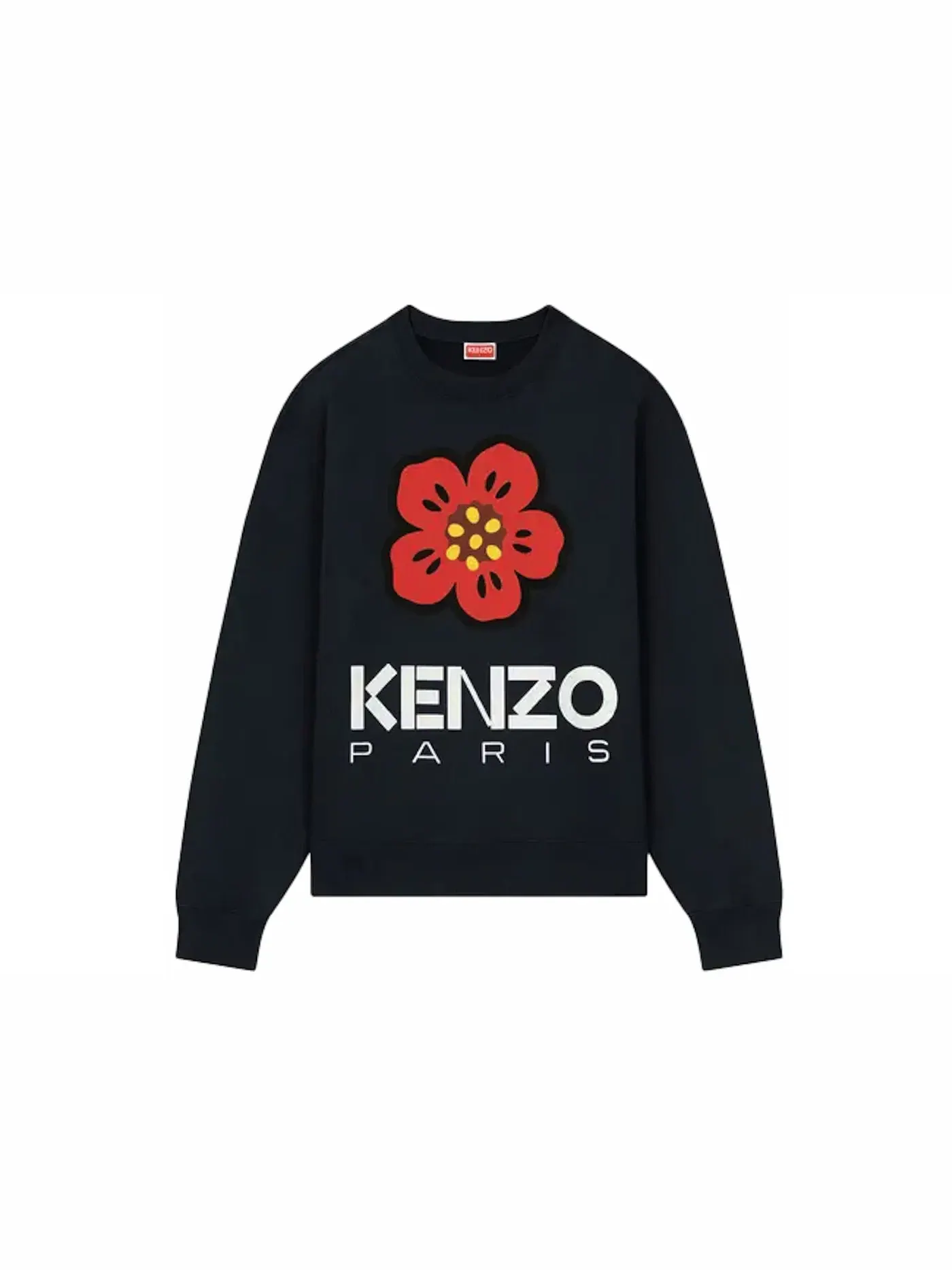 Мужской свитшот с принтом Boke Flower KENZO — изображение 1 из 1, черный