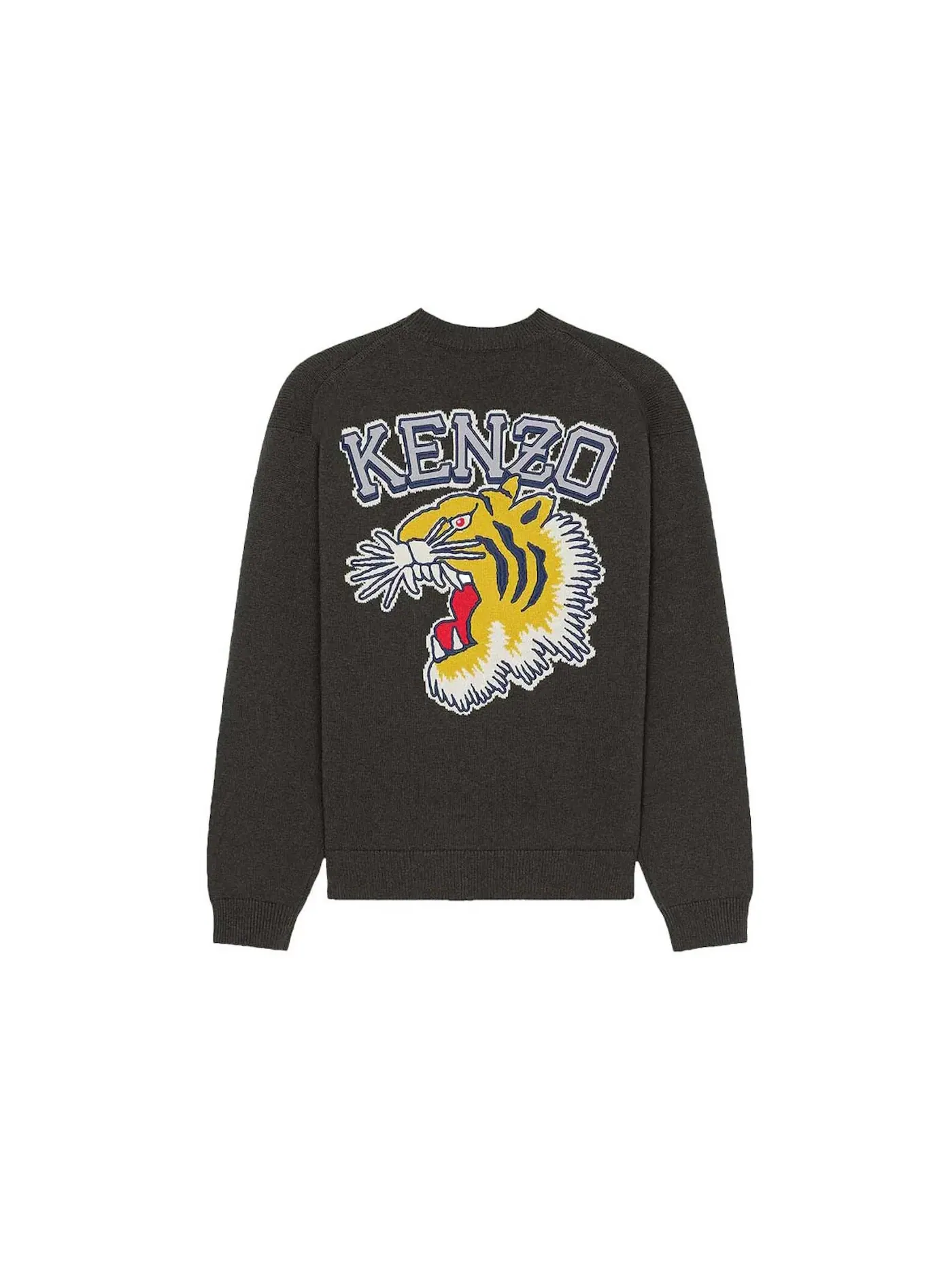 Мужской свитер с принтом Varsity 1970 KENZO — изображение 2 из 2, серый