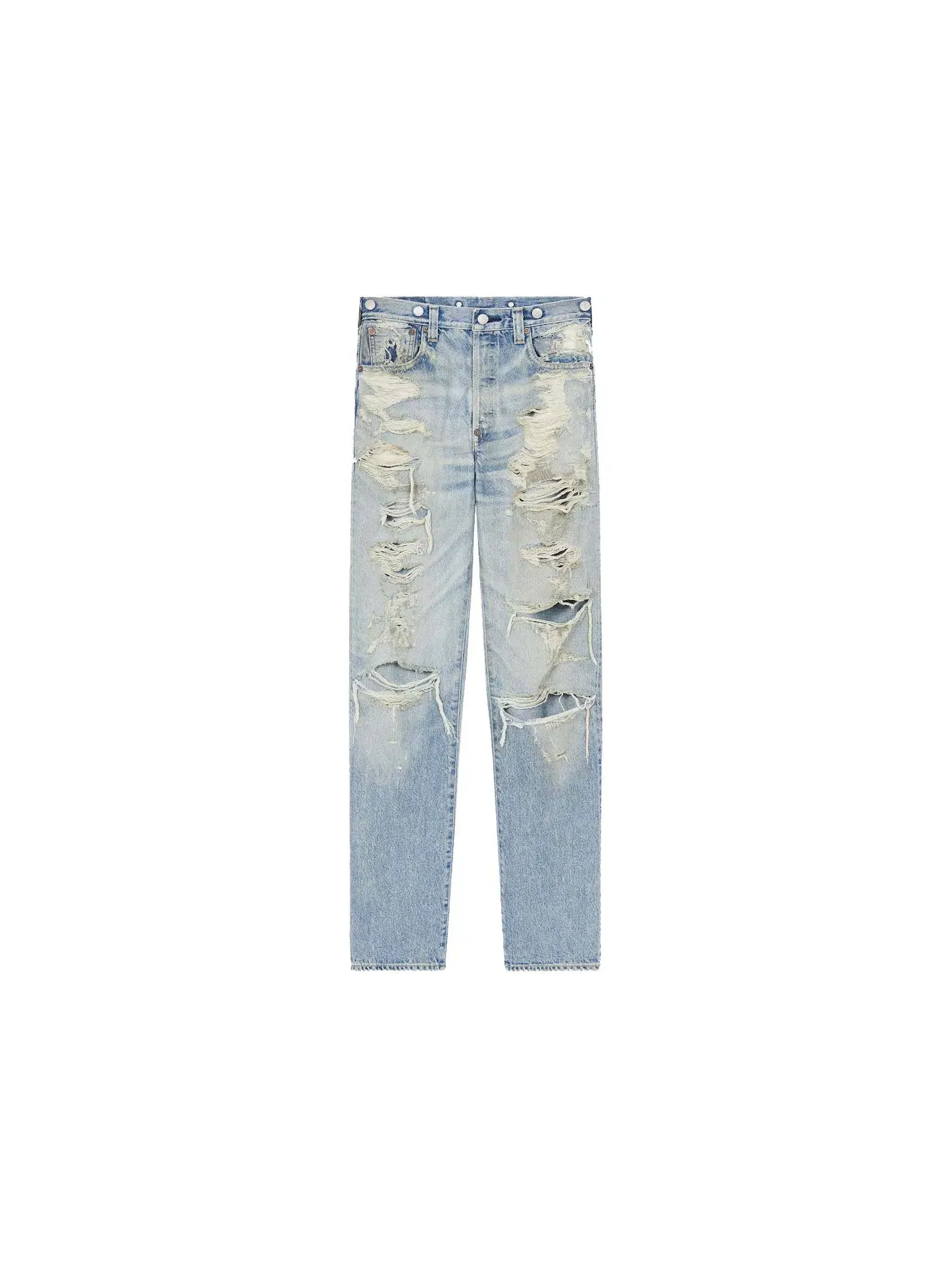 Мужские джинсы distressed KENZO x LEVI'S 501 1933 — изображение 1 из 2, синий джинсовый синий