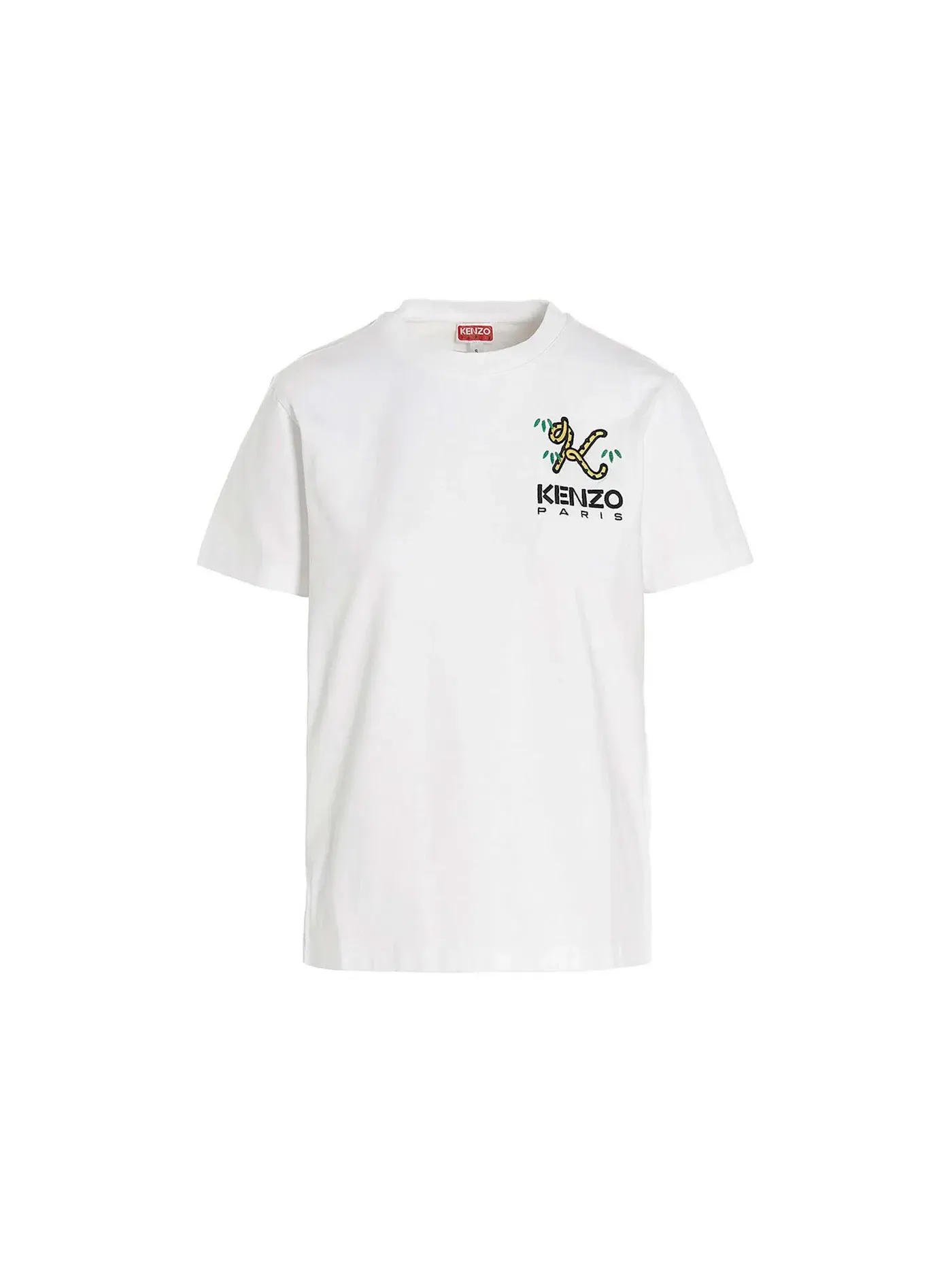 Женская футболка с вышивкой KENZO x Nigo Tiger Tail Logo — изображение 1 из 1, белый