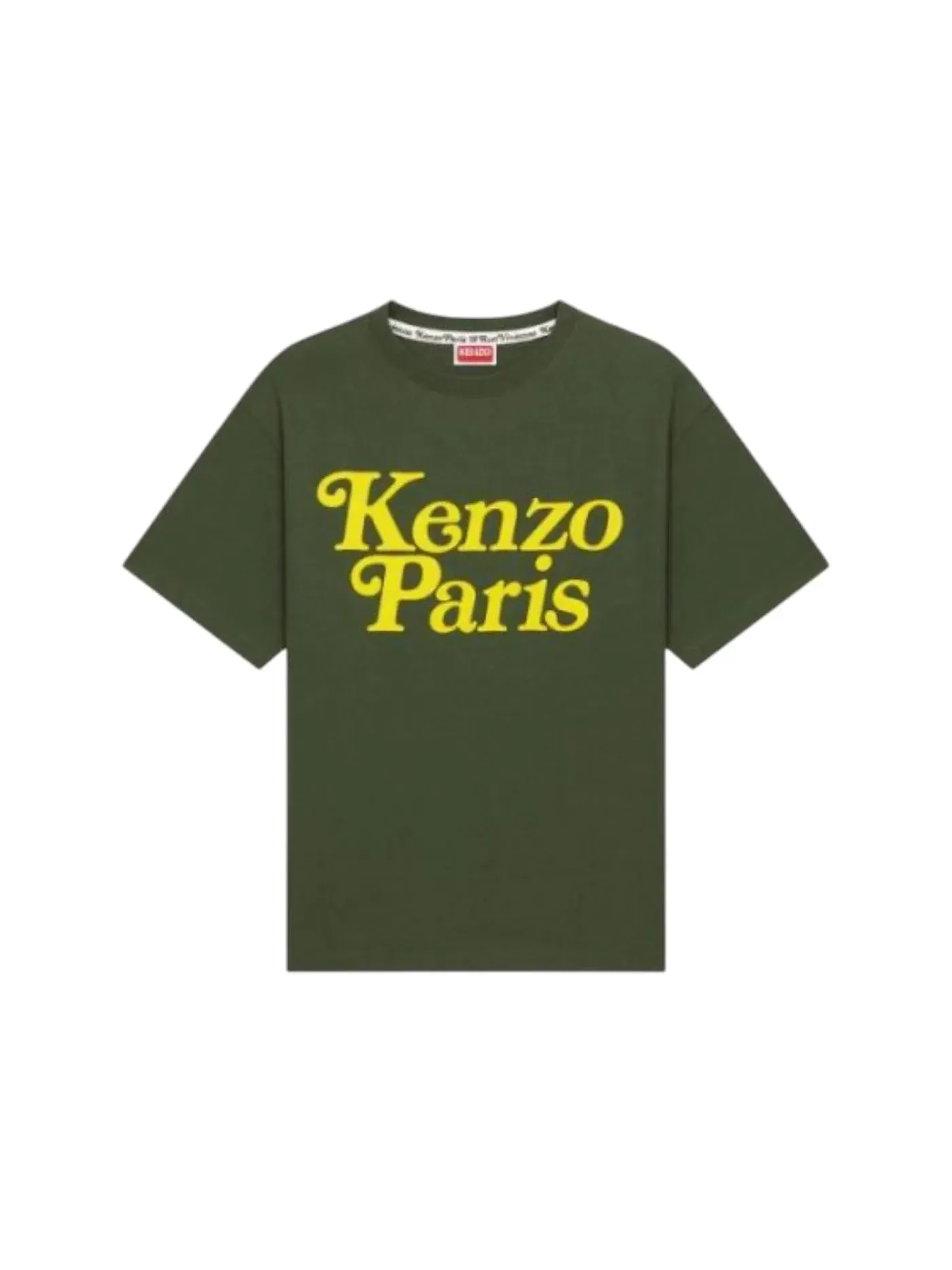 Мужская футболка оверсайз KENZO — изображение 1 из 2, темный хаки