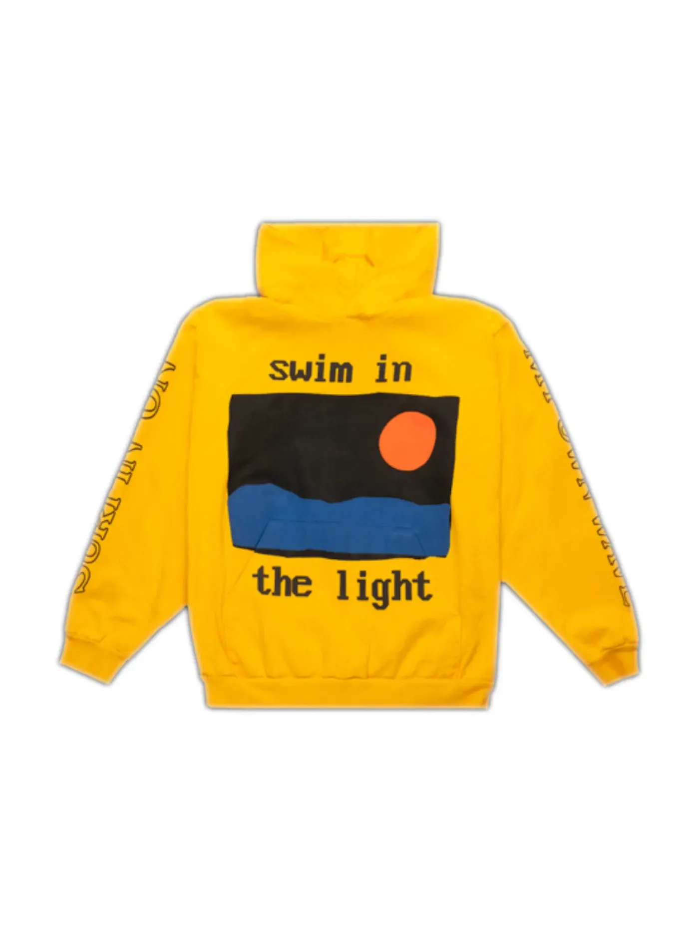 Мужская худи с принтом Swim In The Light Kid Cudi