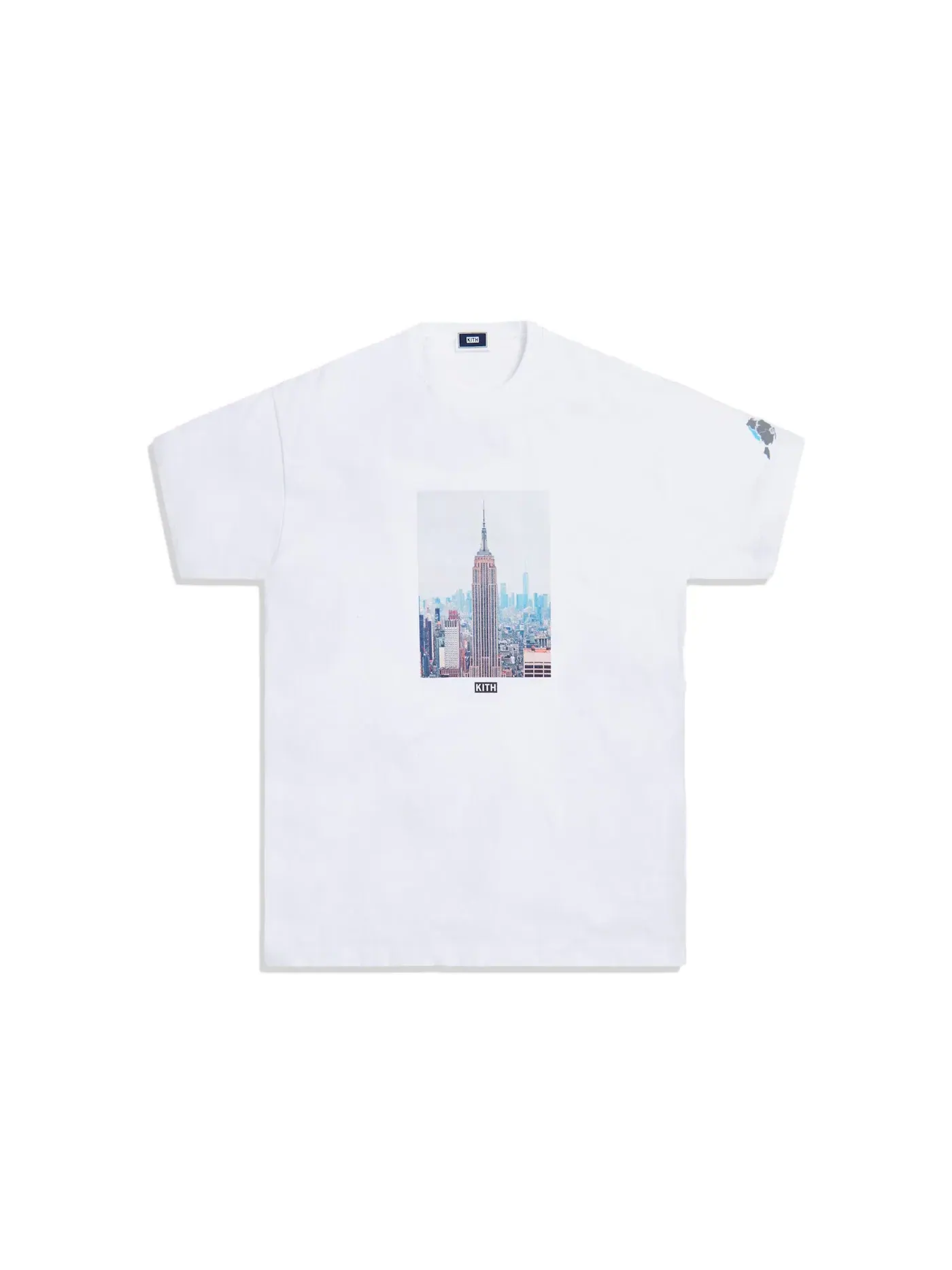 Мужская футболка с принтом Kith 5 Borough Manhattan Tee — изображение 1 из 1, белый