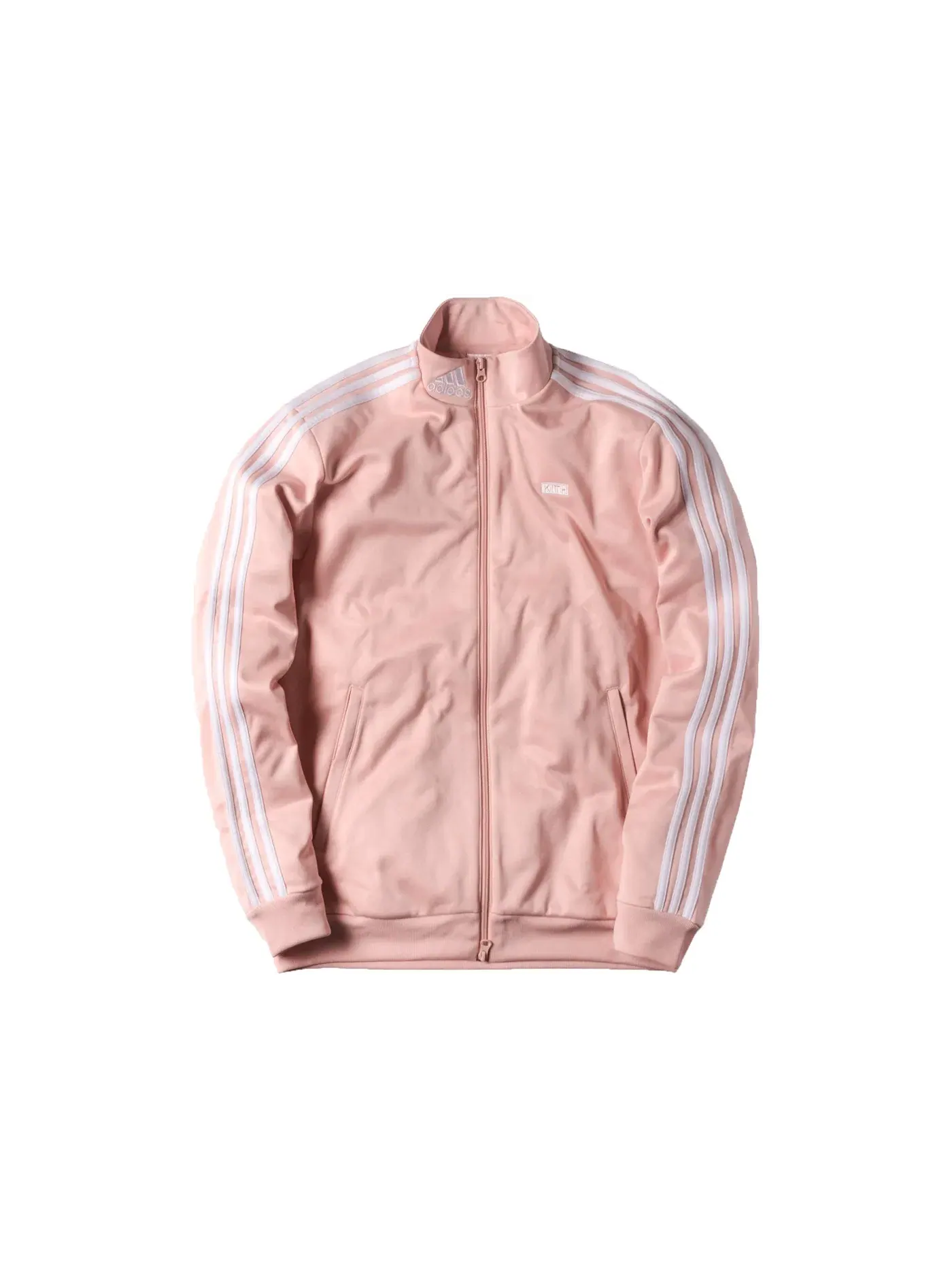 Мужская куртка-бомбер Kith Adidas Soccer Flamingos Track Jacket Pink — изображение 1 из 1, розовый