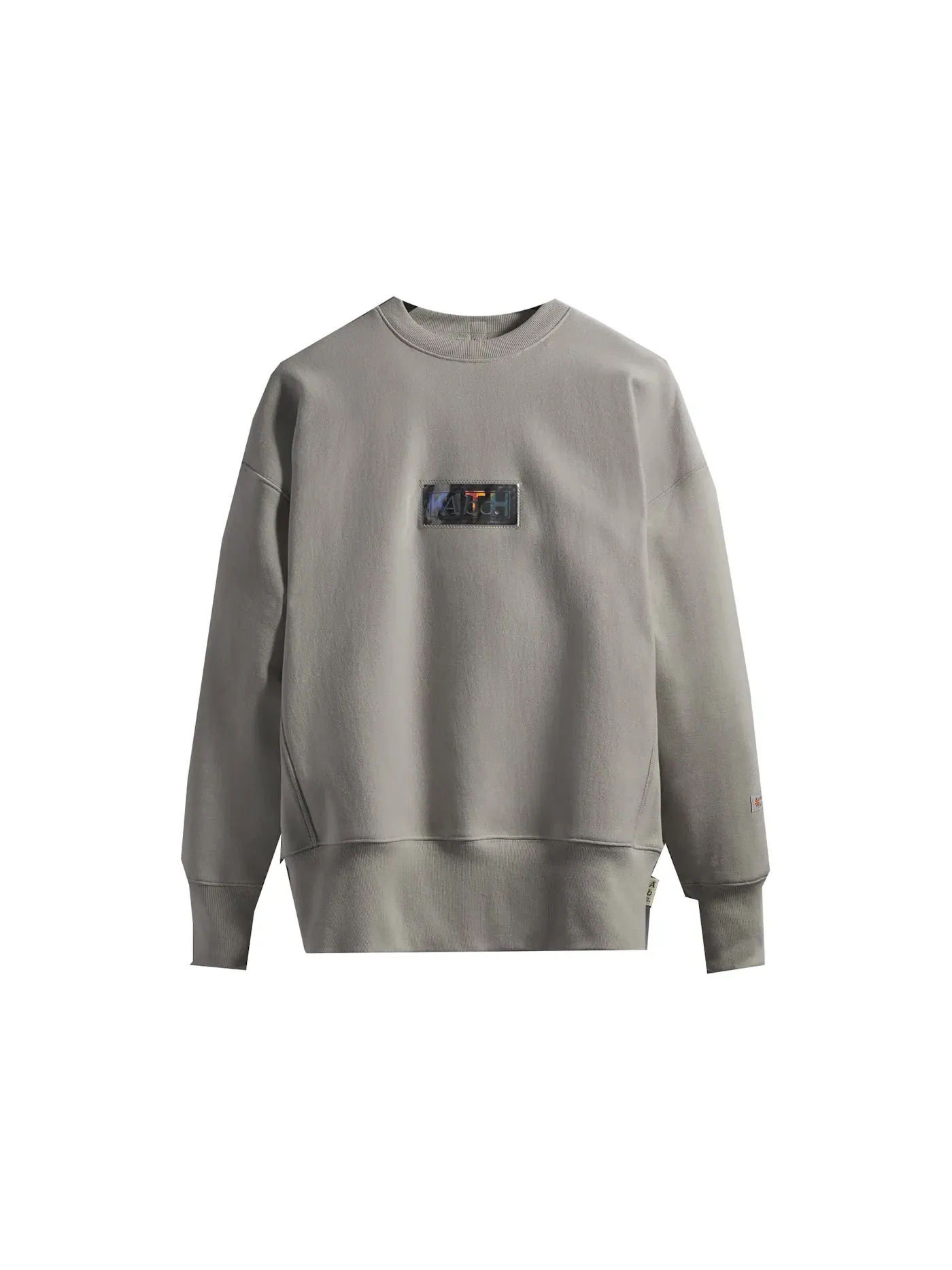 Мужской свитшот с логотипом Kith Advisory Board Crystals Holographic Classic Logo Crewneck — изображение 1 из 2, серый