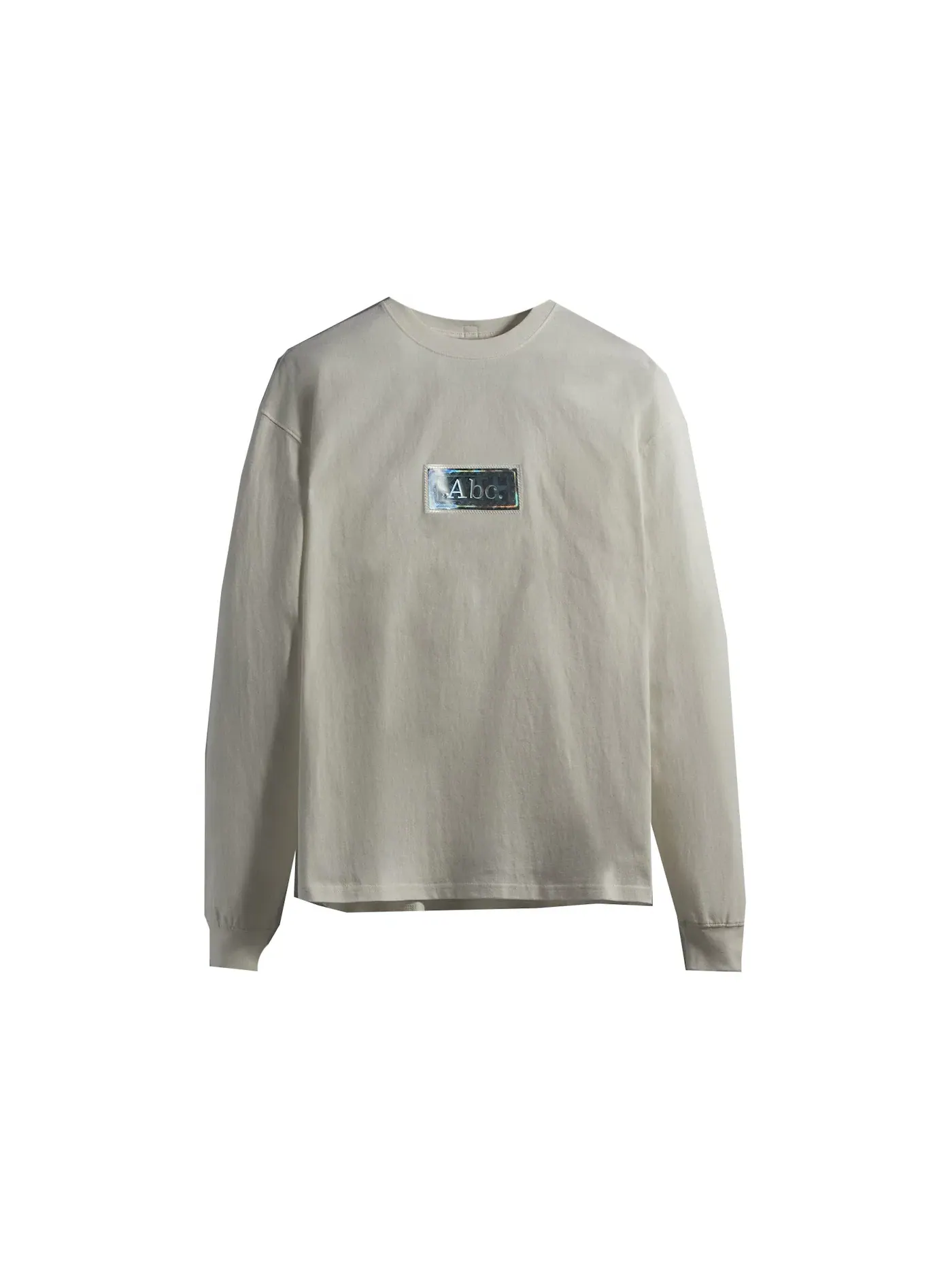 Мужская футболка с длинным рукавом Kith Advisory Board Crystals Holographic Classic Logo L/S Tee — изображение 1 из 2, белый