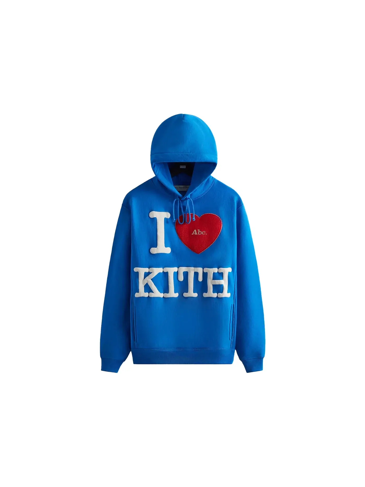 Мужская худи с принтом Kith Advisory Board Crystals I Love Kith — изображение 1 из 2, синий