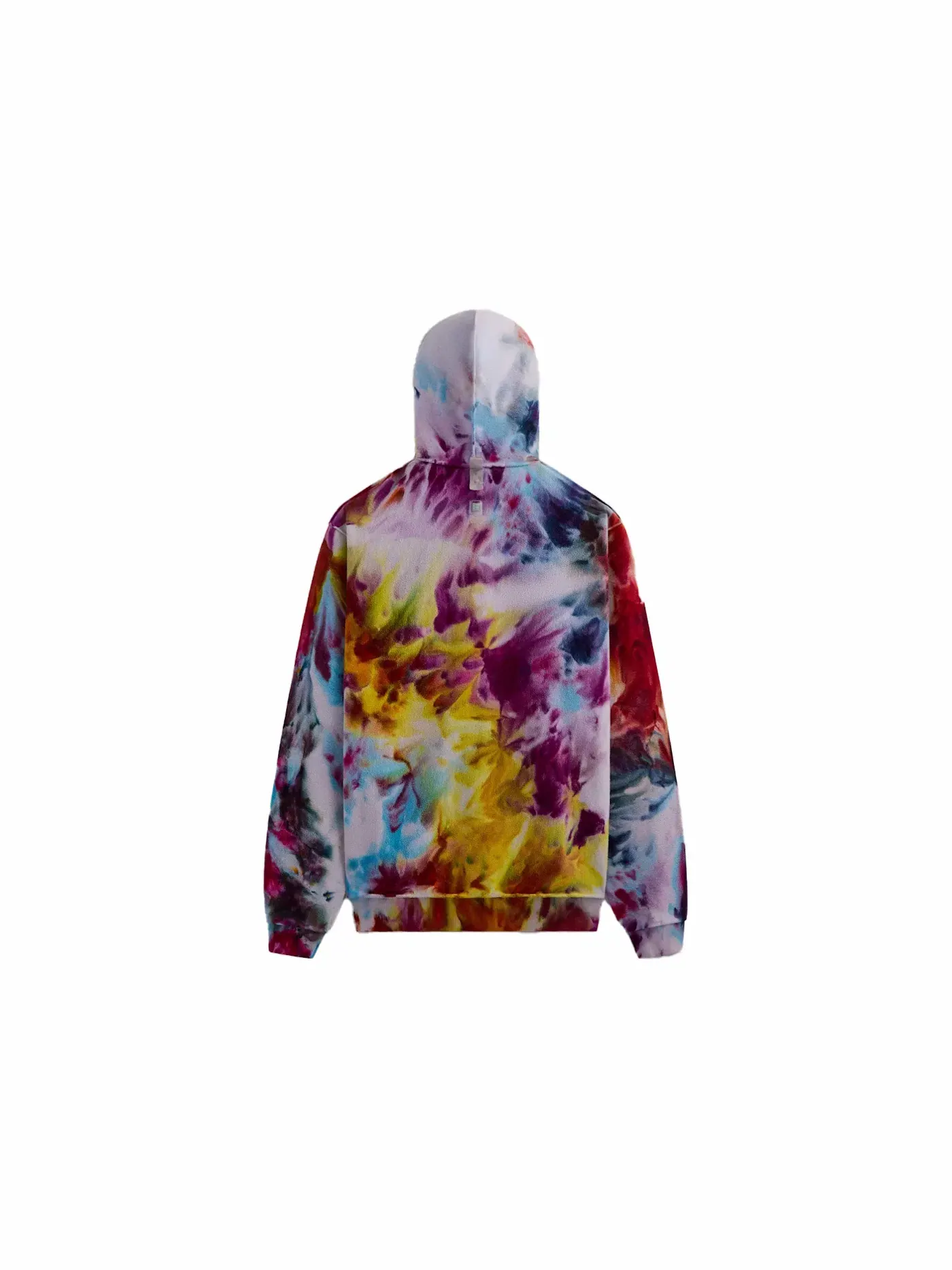 Мужской худи с принтом Tie Dye Kith — изображение 2 из 2, фиолетовый золотистый