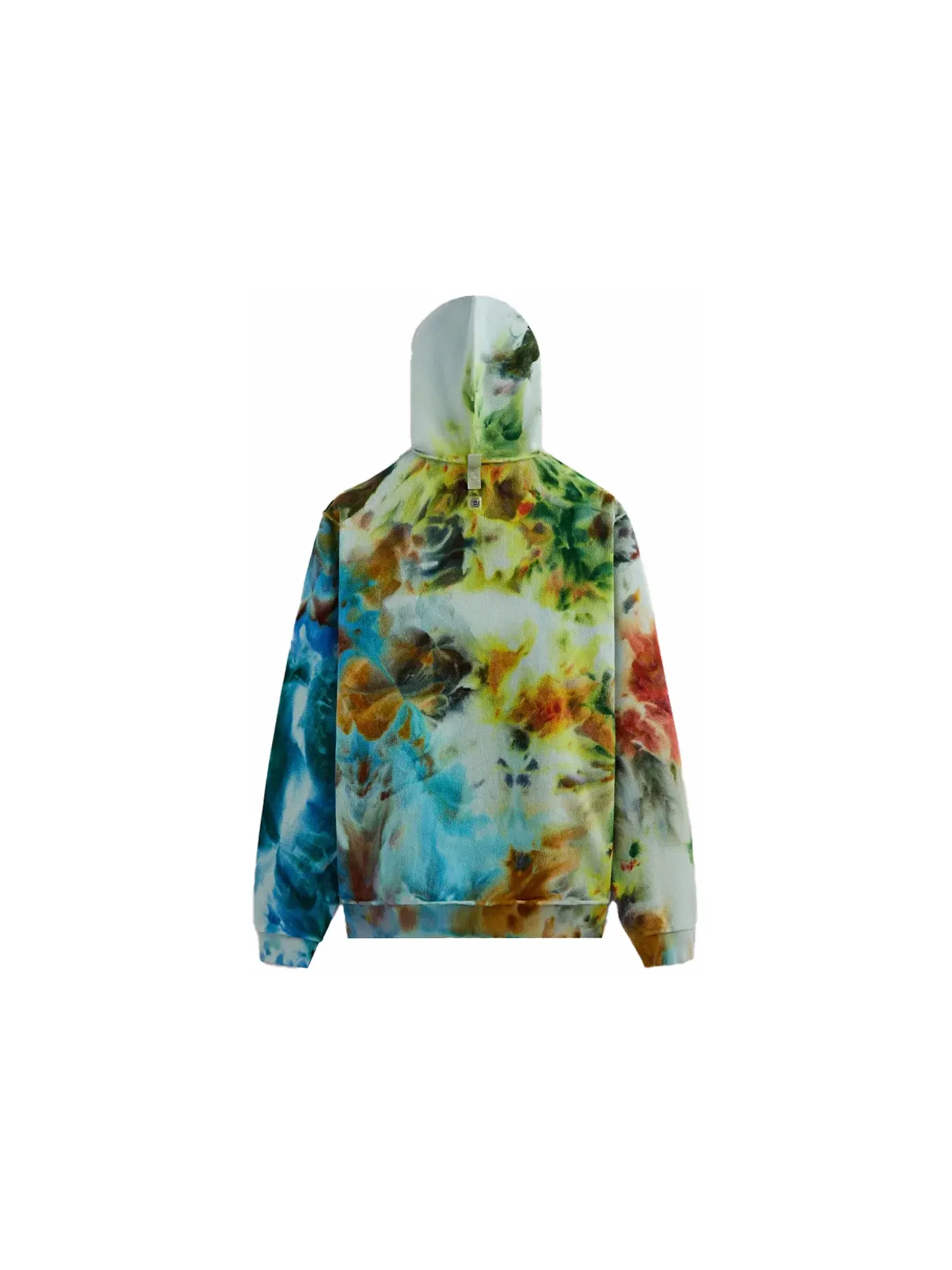 Мужской худи с принтом Kith Advisory Board Crystals Tie Dye — изображение 2 из 2, фиолетовый зеленый