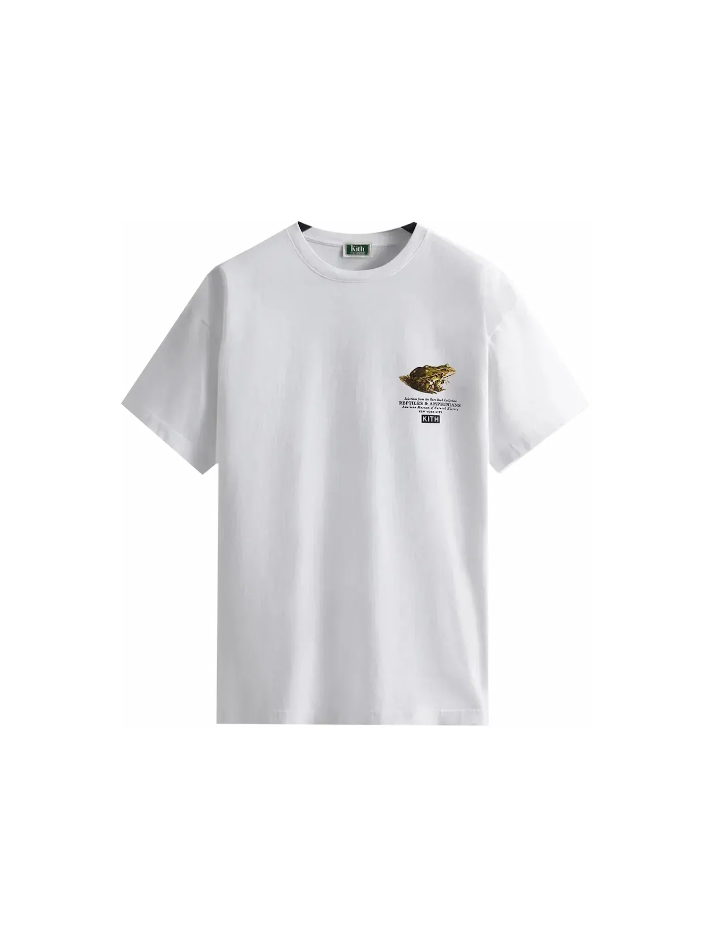 Мужская футболка с принтом Kith AMNH Amphibians Vintage Tee — изображение 2 из 2, белый