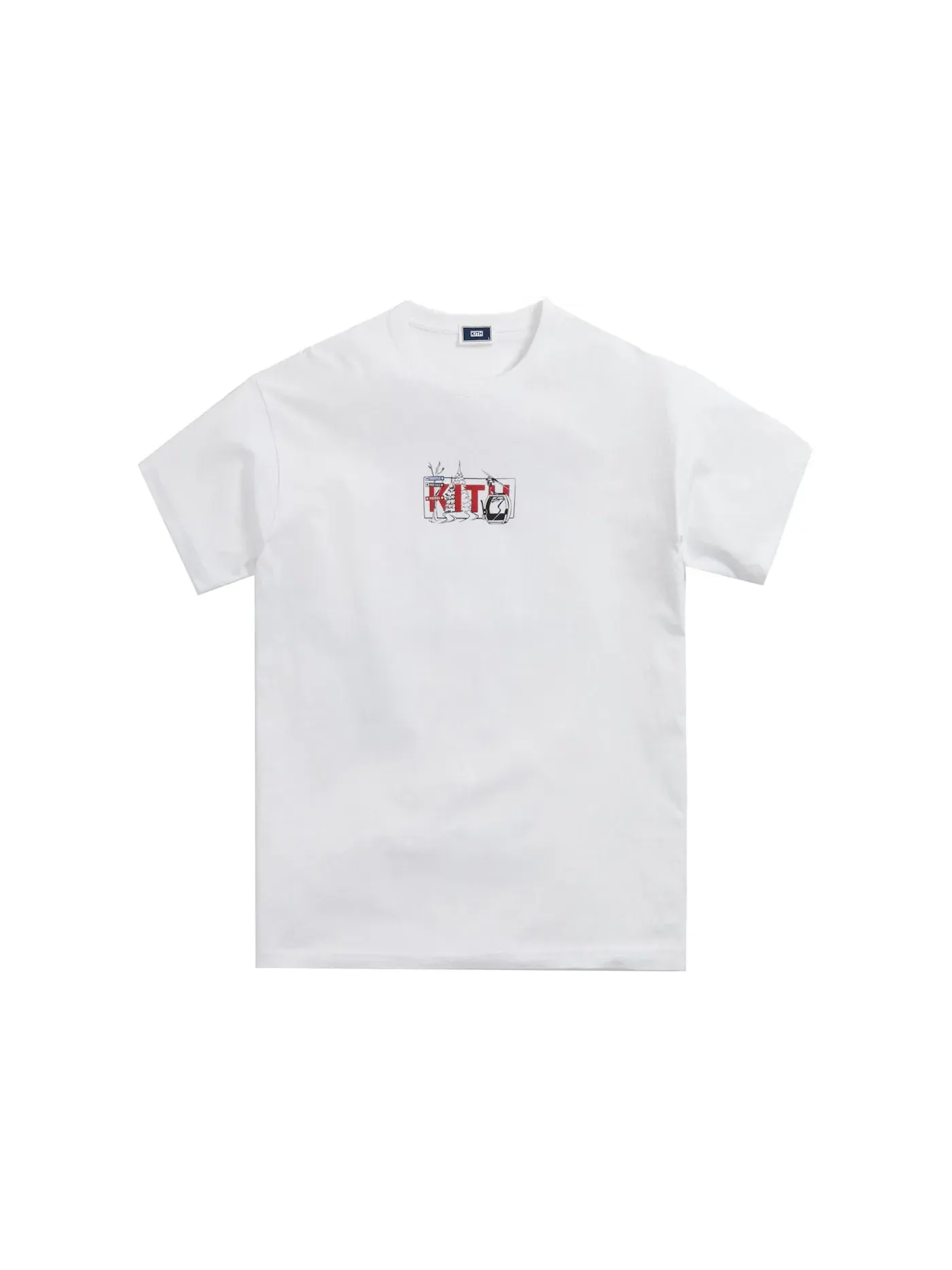 Мужская футболка с принтом Kith Aspen Express Tee — изображение 1 из 2, белый
