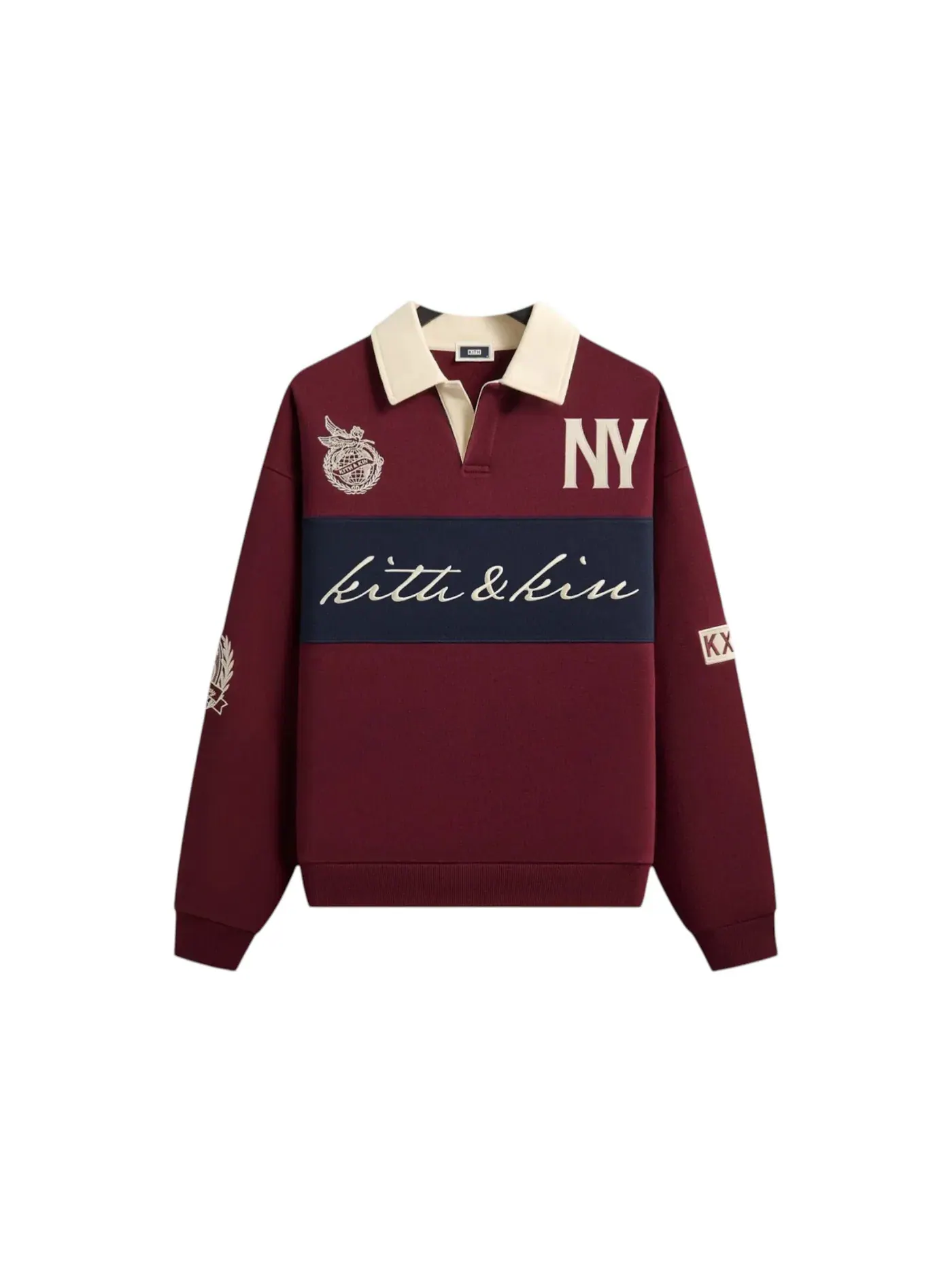 Мужской джемпер-регби с принтом Kith Autograph Nelson Rugby Pullover Kith, Magma — изображение 1 из 2