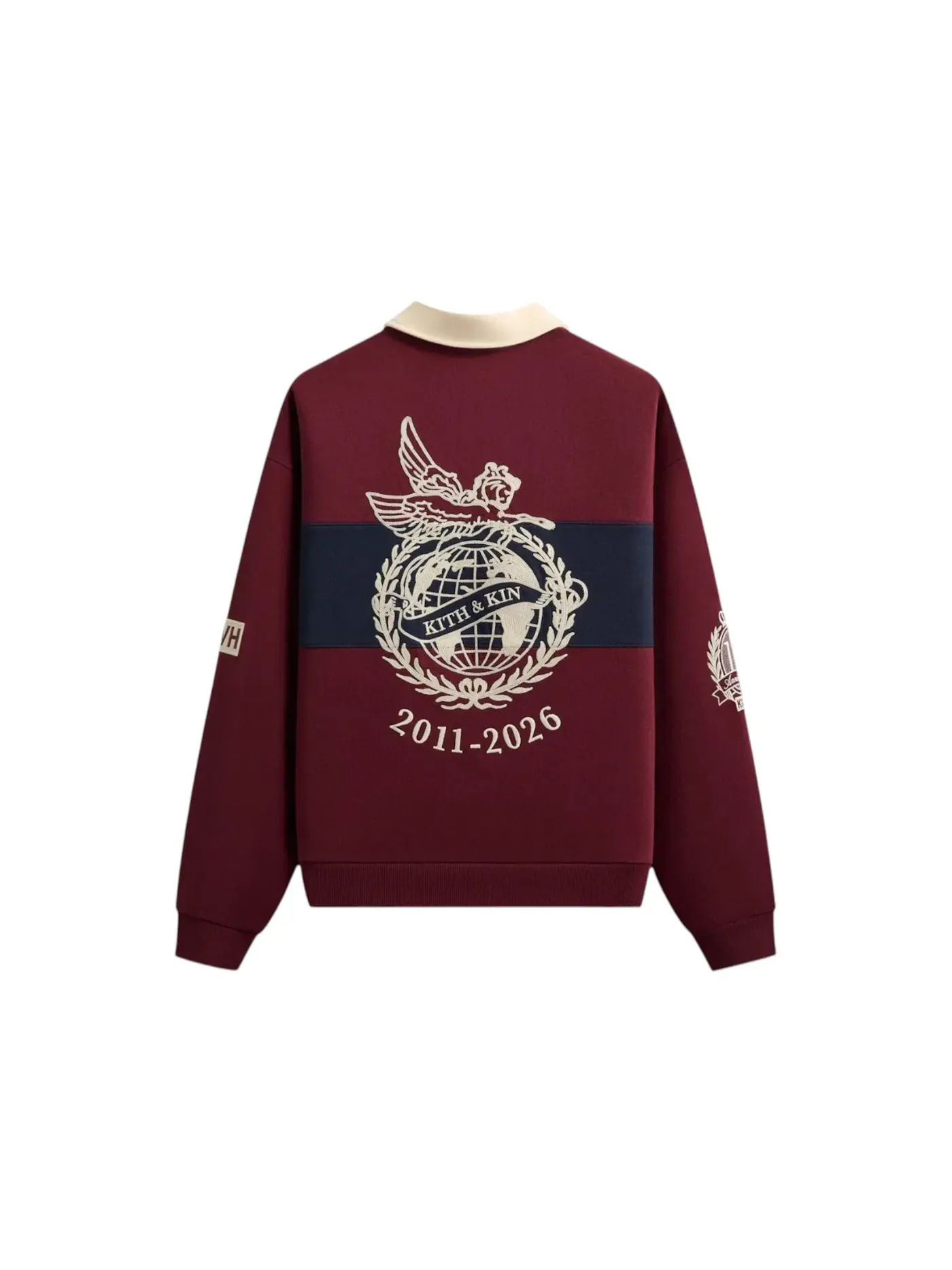 Мужской джемпер-регби с принтом Kith Autograph Nelson Rugby Pullover Kith, Magma — изображение 2 из 2