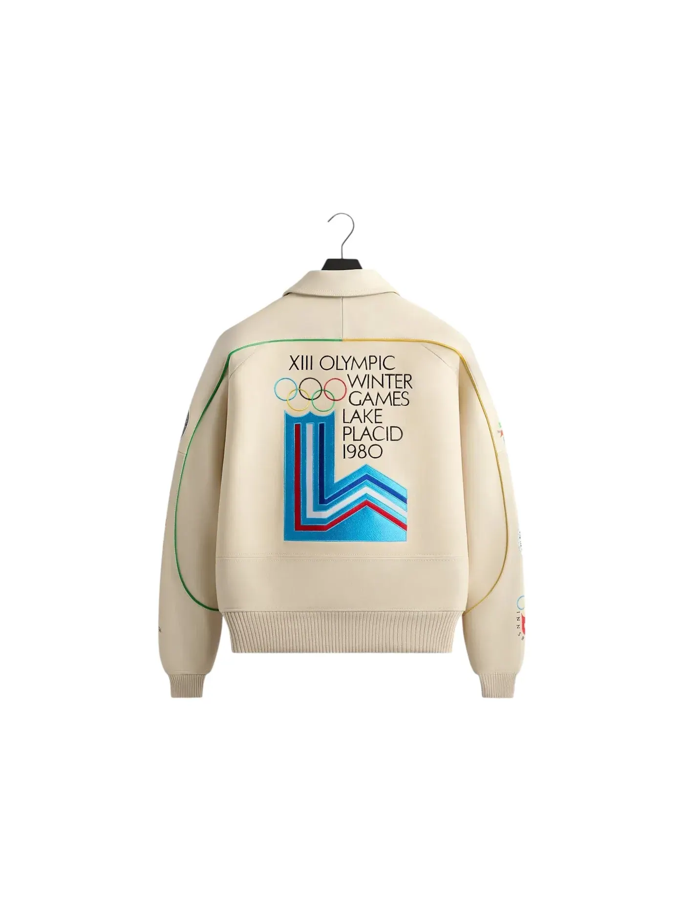 Мужская кожаная куртка-бомбер с наследием AVIREX Jacket Kith — изображение 2 из 2, тофу