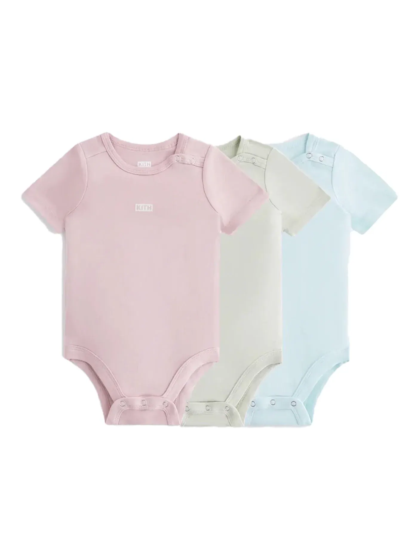 Детский комплект боди (3 шт) Kith, Dusty Quartz — изображение 1 из 3