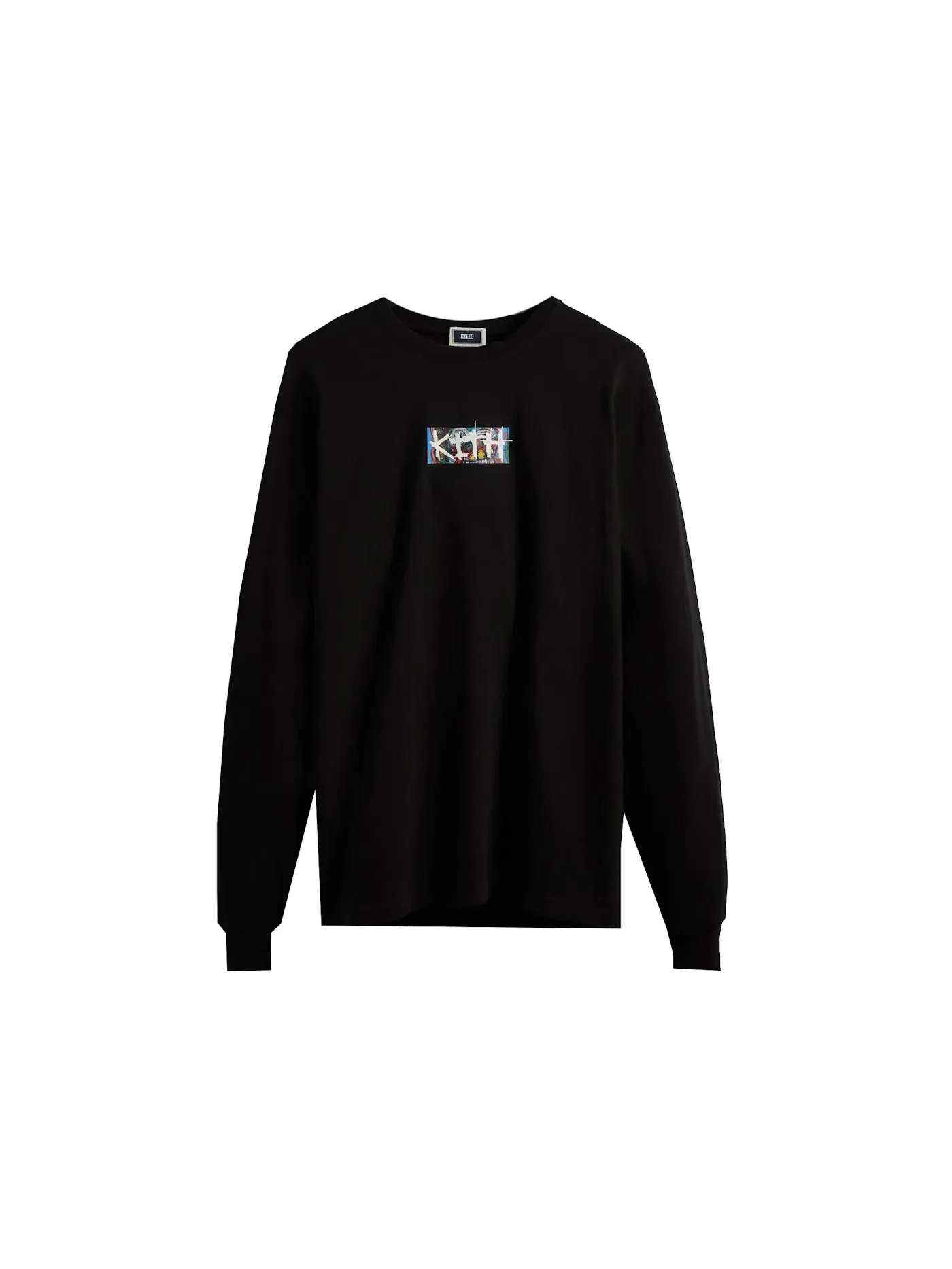Мужская футболка с длинным рукавом Classic Logo Kith — изображение 1 из 2, черный