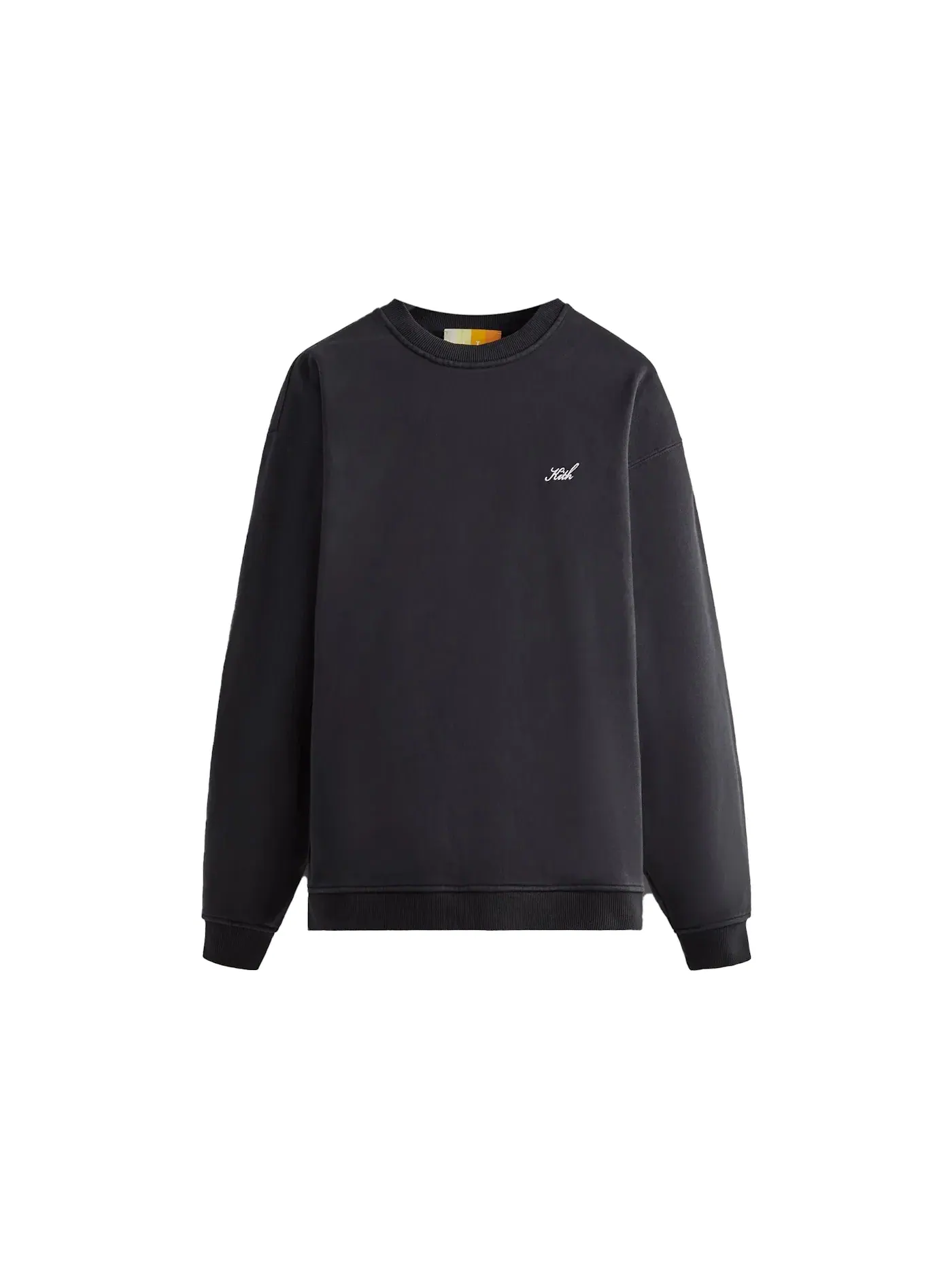 Мужской свитшот с принтом Kith Crewneck — изображение 1 из 2, черный