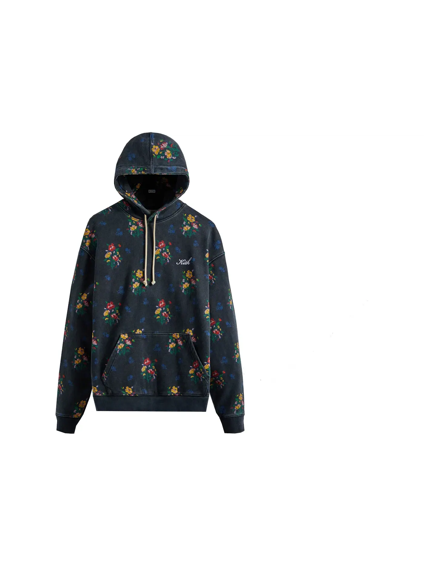 Мужской худи с принтом Kith Begonia Floral Williams III Hoodie Kith — изображение 1 из 2, ночной
