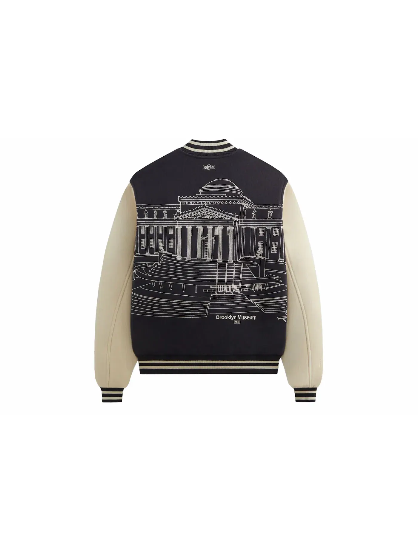 Мужская шерстяная бомбер Kith Brooklyn Museum Jacket Ink — изображение 2 из 2, чернила