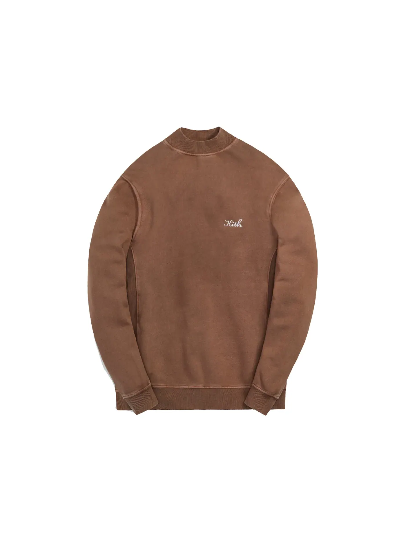 Мужской свитшот с круглым вырезом Kith Carlisle Mockneck Sweatshirt Kith — изображение 1 из 2, коричневый