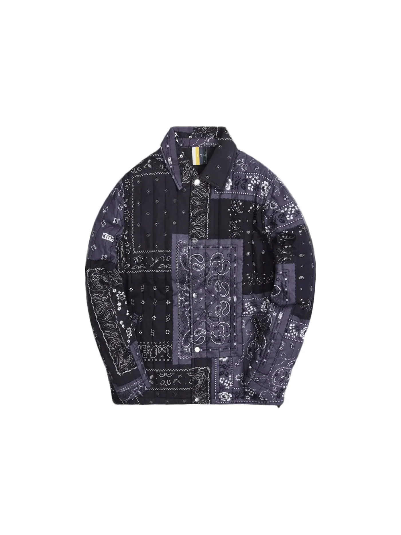 Мужская куртка с длинным рукавом Kith Coaches Jacket — изображение 1 из 2, черный