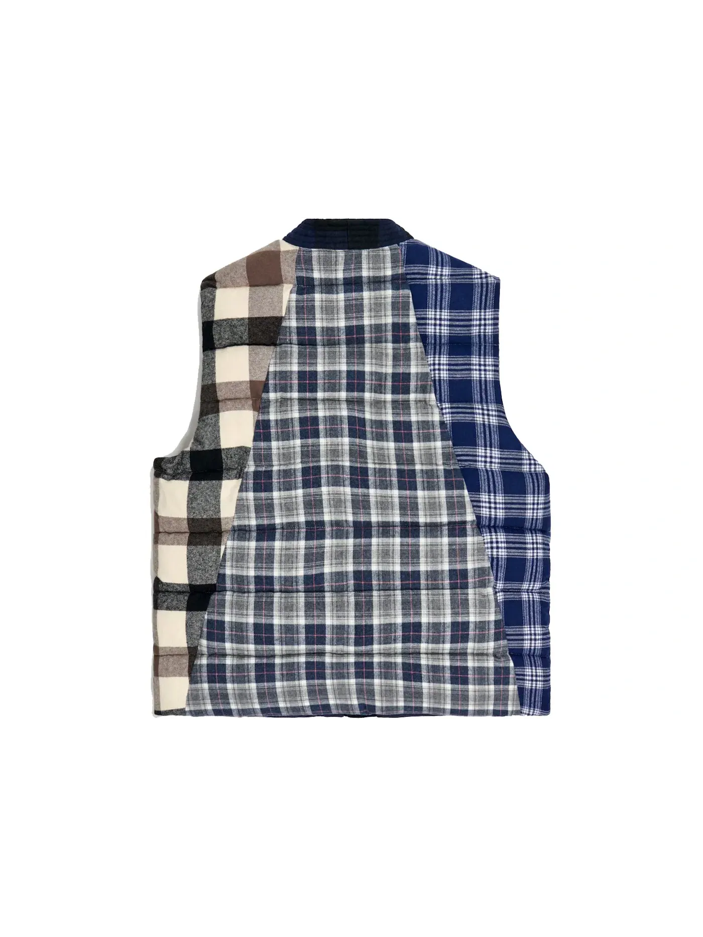 Мужской жилет стеганый двусторонний Vest Kith — изображение 2 из 2, синий/мульти