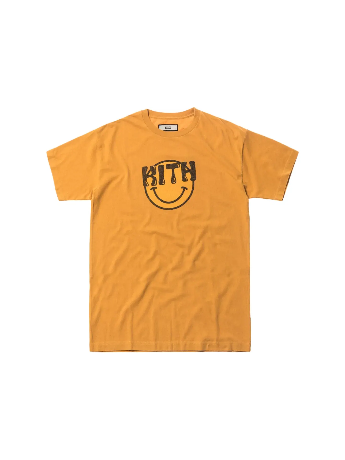 Мужская футболка с принтом Kith Tee — изображение 1 из 1, желтый