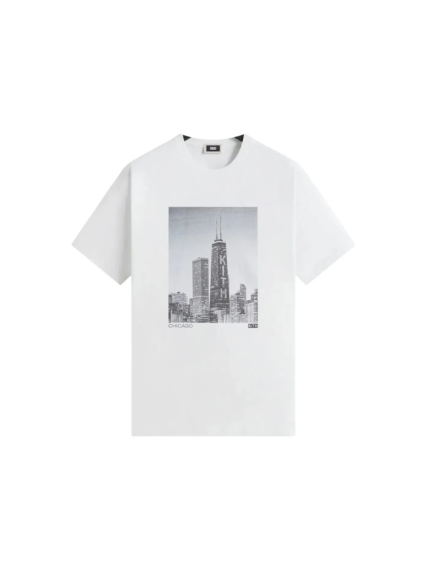 Мужская футболка с принтом Kith Tee Kith — изображение 1 из 2, белый