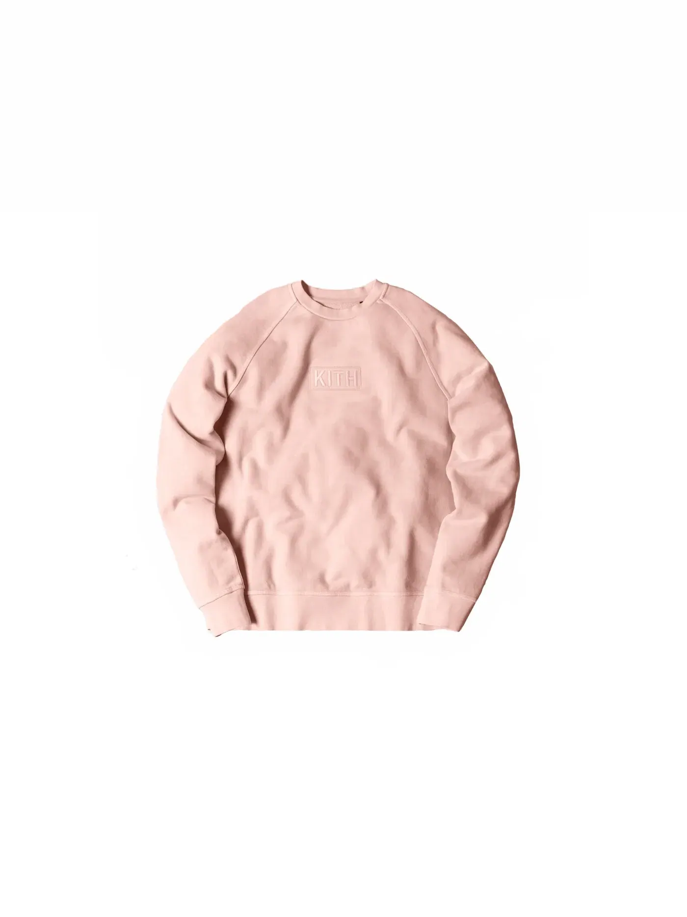 Мужской свитшот с принтом Kith Crewneck — изображение 1 из 1, розовый