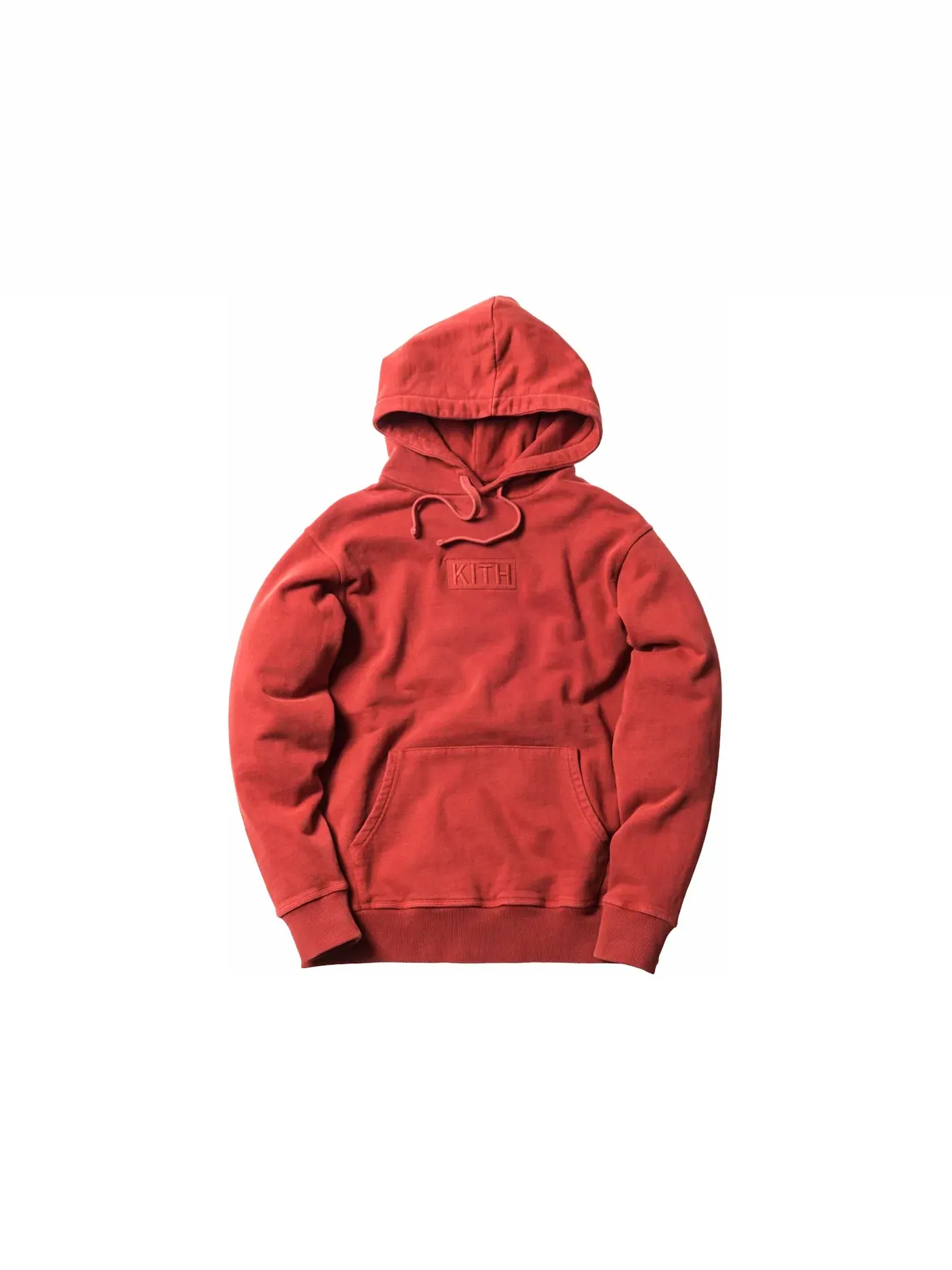 Мужской худи с принтом Kith Hoodie — изображение 1 из 1, терракотовый